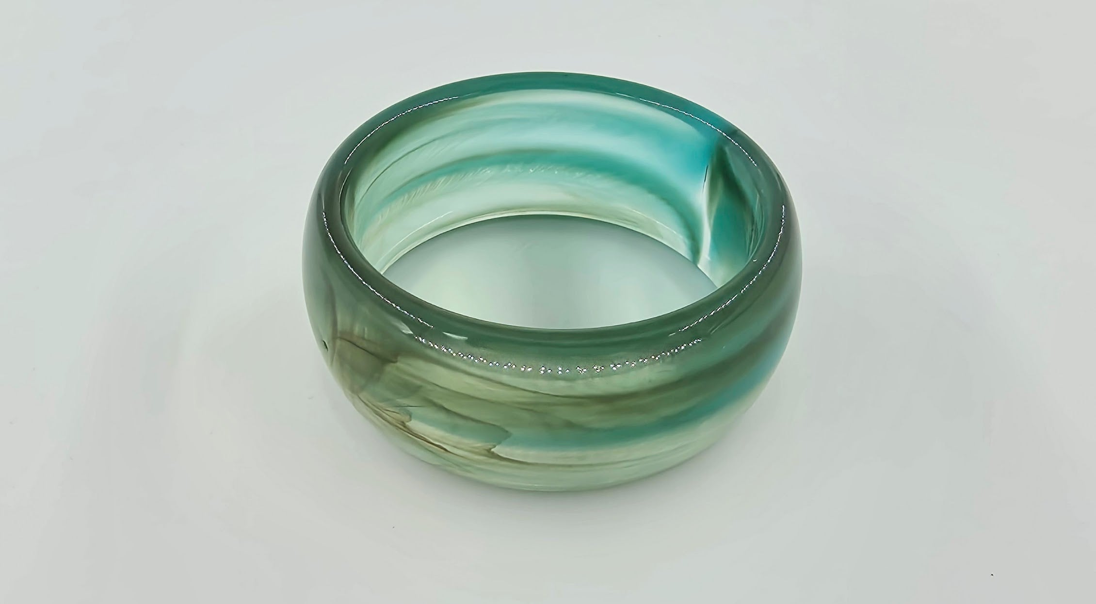 Resin Acrylic Wide Bangel Bracelet ✦ BA-21WA3434
