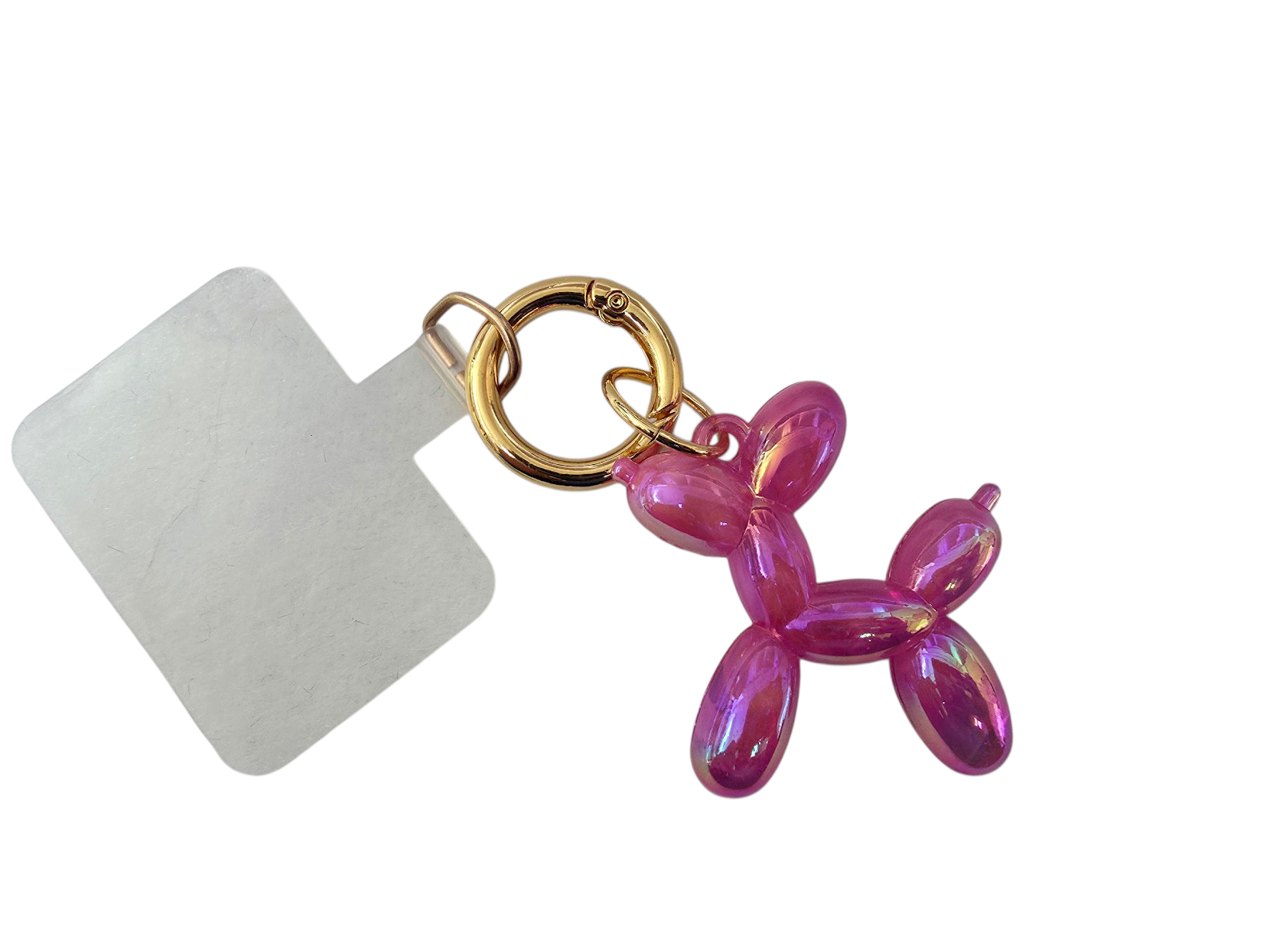 Iridescent Balloon Dog Bag Charm ✦ BC-21WB2004 BC-21WB2008