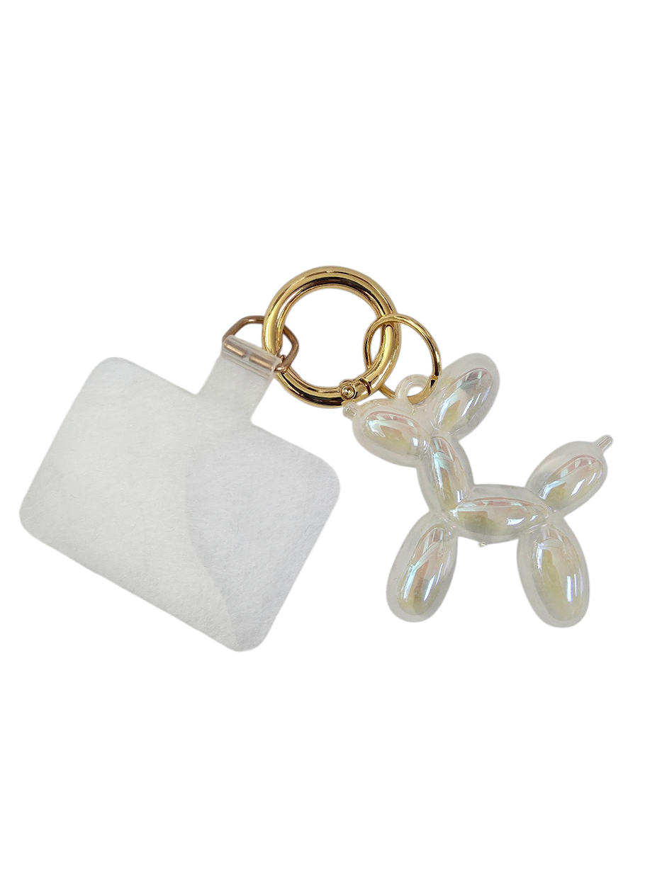Iridescent Balloon Dog Bag Charm ✦ BC-21WB2004 BC-21WB2008