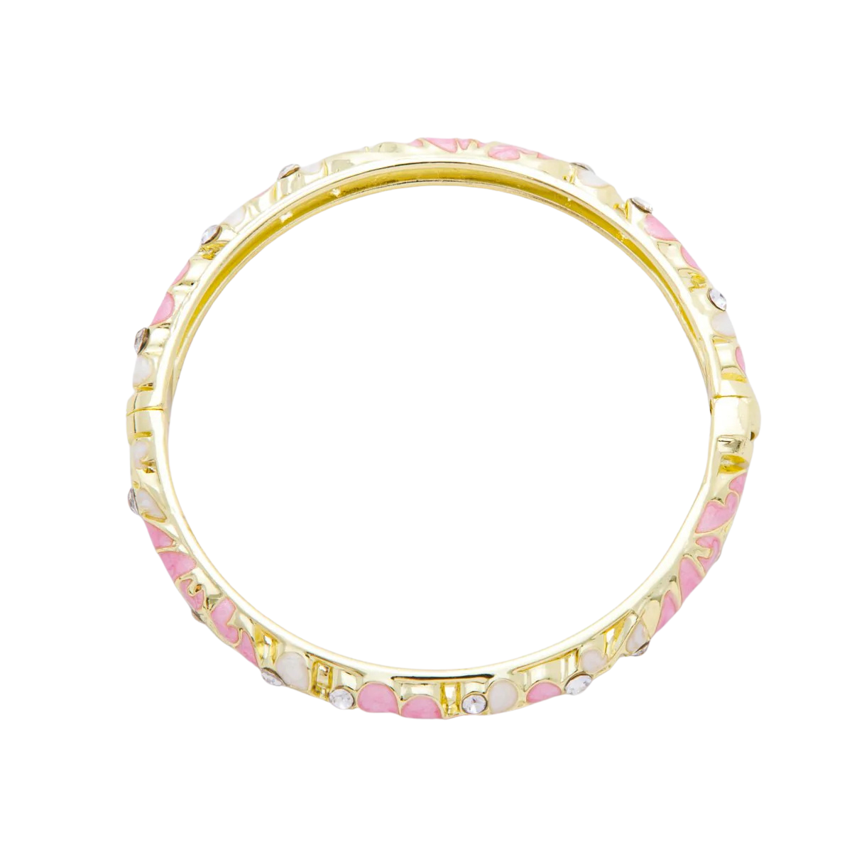 Artisan Floral Enamel Dainty Bangles