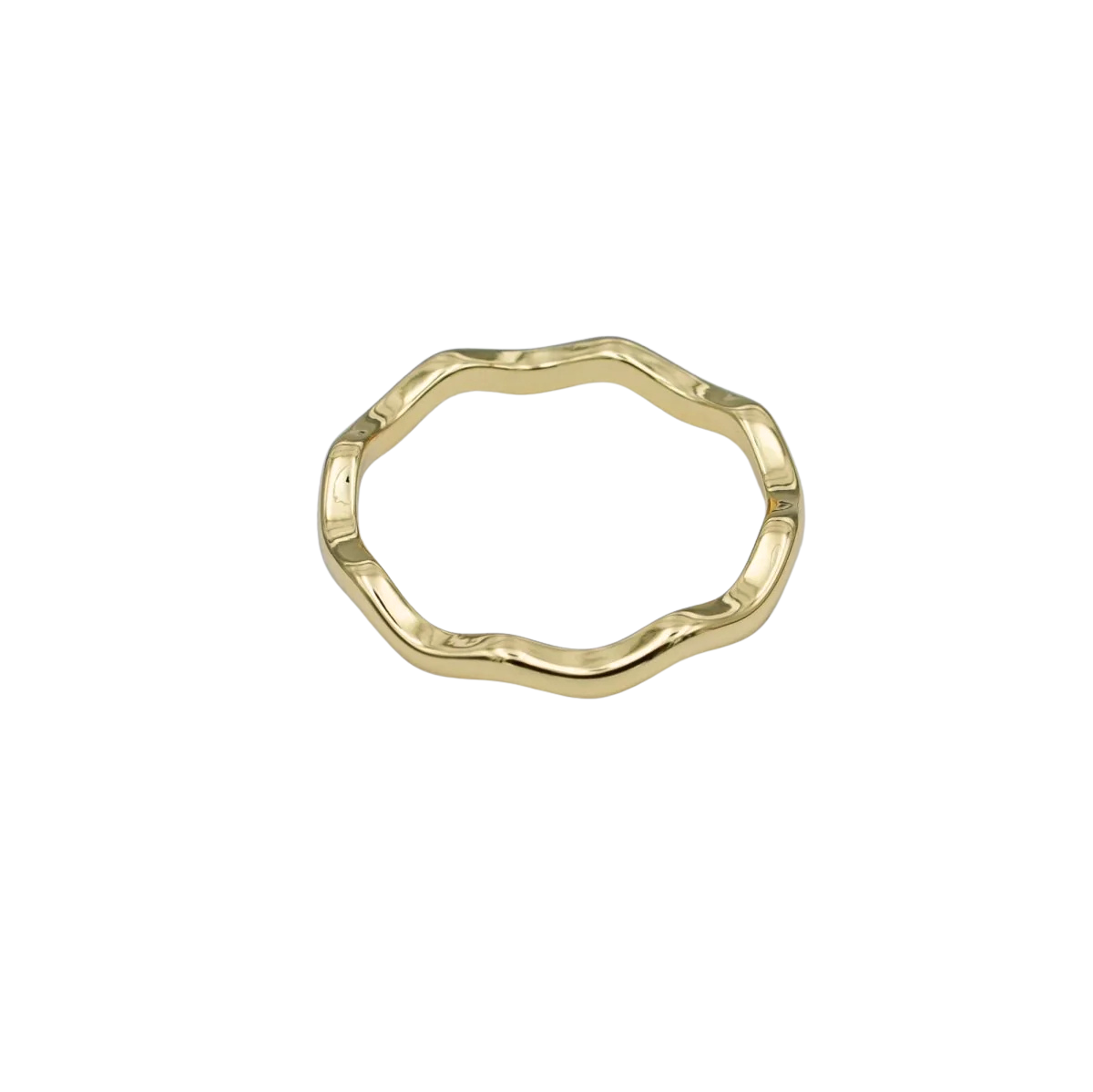 Dainty Mini Waves Gold Ring RI-21O850