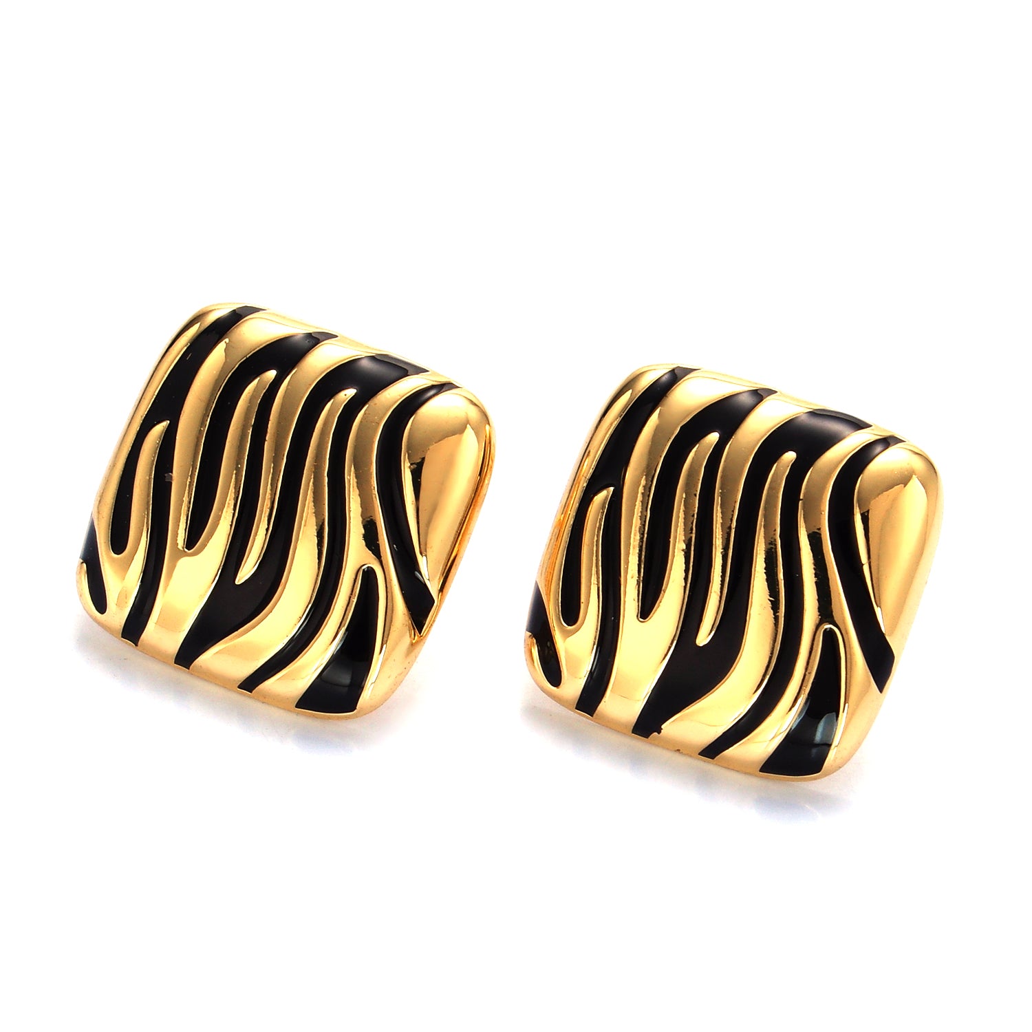 Enamel Rhombus Stud Earrings ✦ EA-21AB924