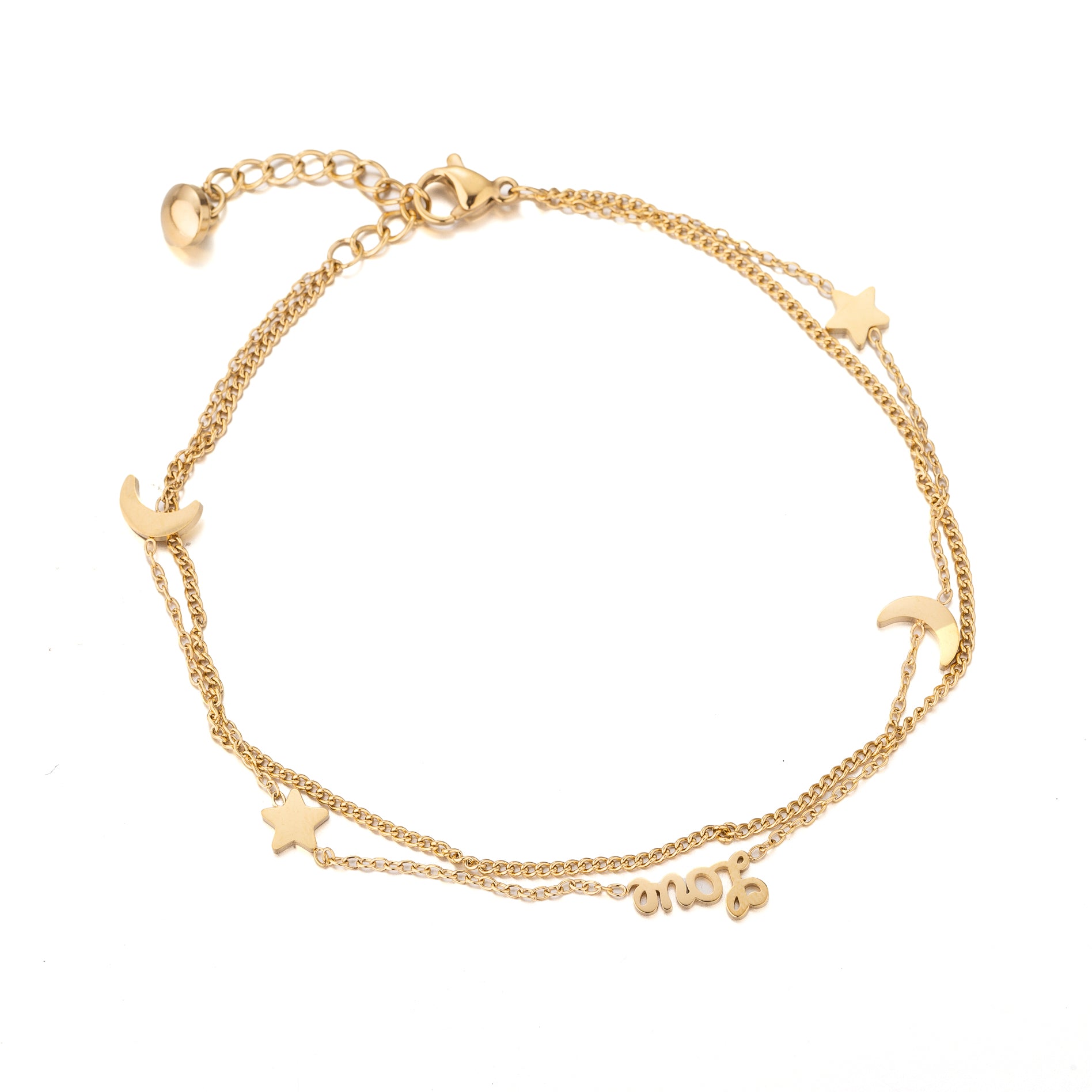 Dainty Stainless-Steel Moon AN-0003