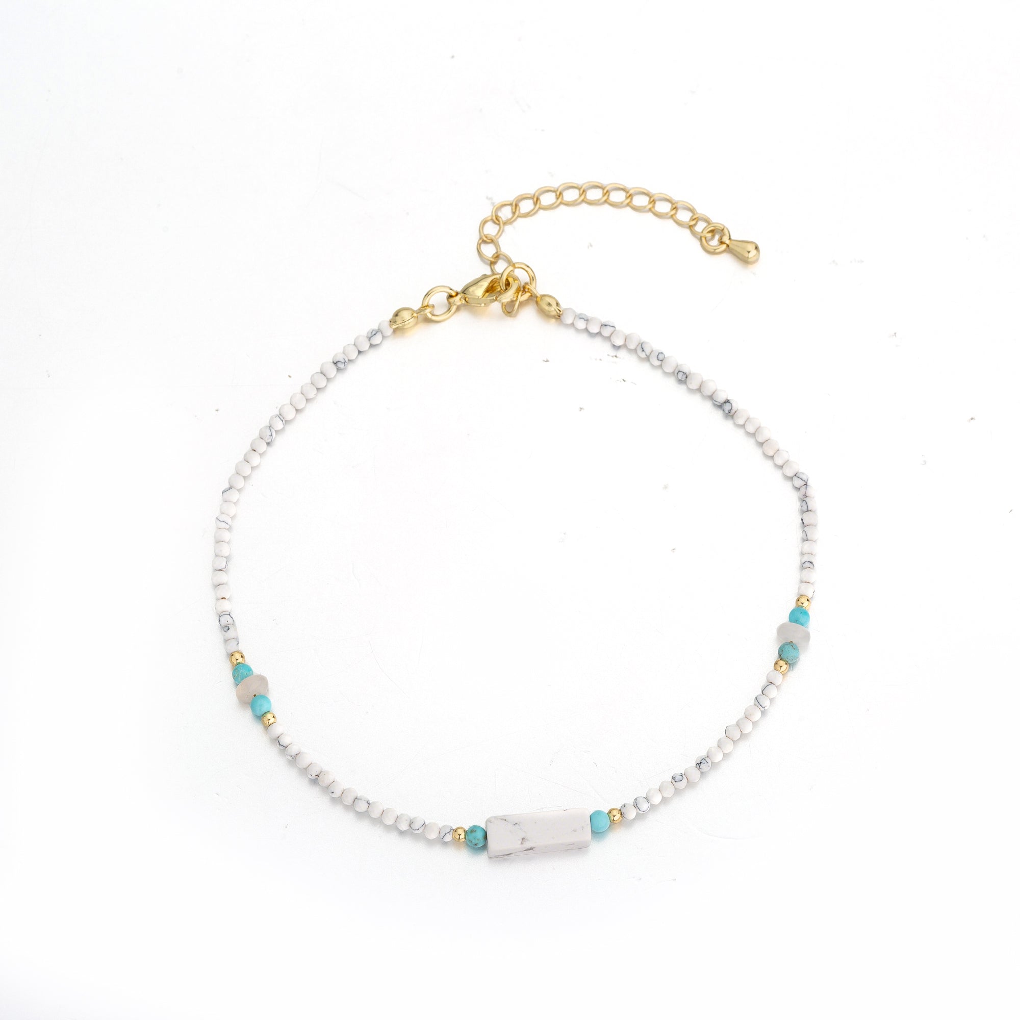 Dainty Hematite Beaded AN-0020