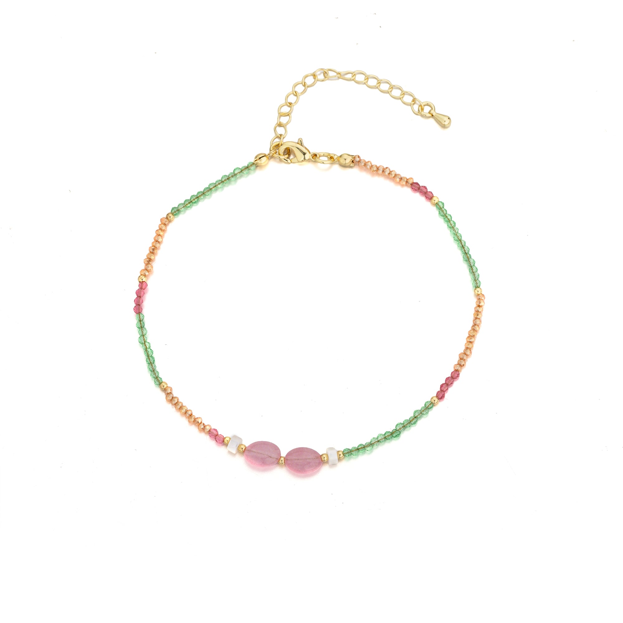 Dainty Multi Color Beaded AN-0022