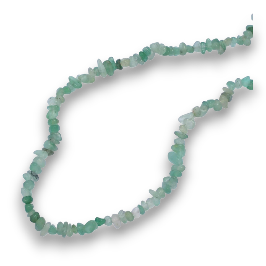 Green natural Aventurine crystal necklace NC-21WA643