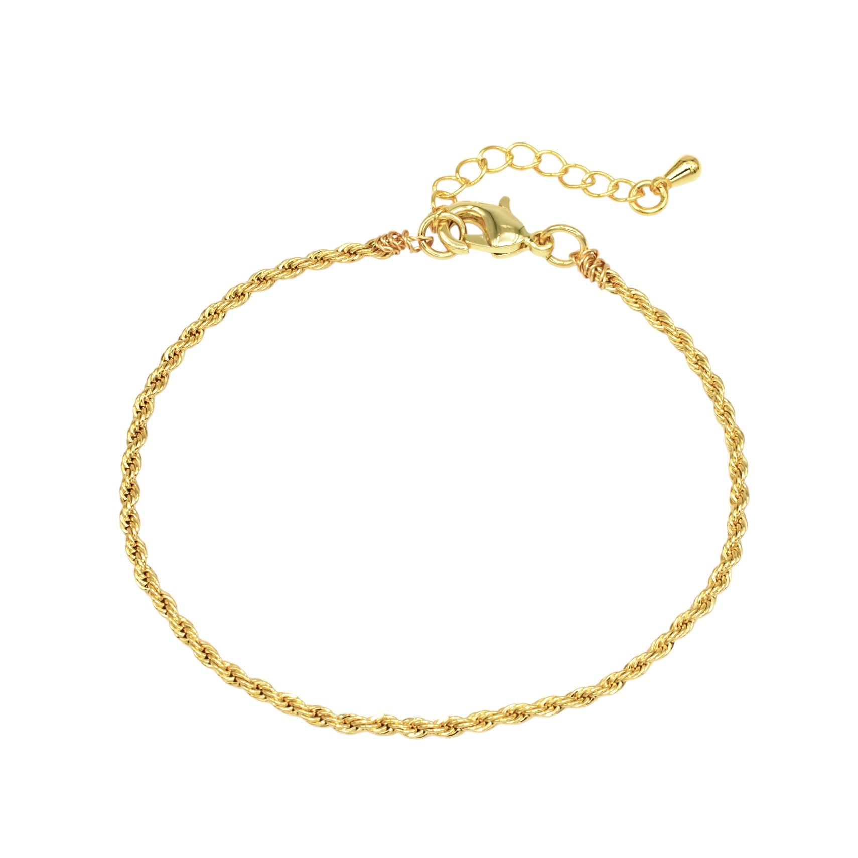 Classic Gold Rope Chain Bracelet BR-SJ0144