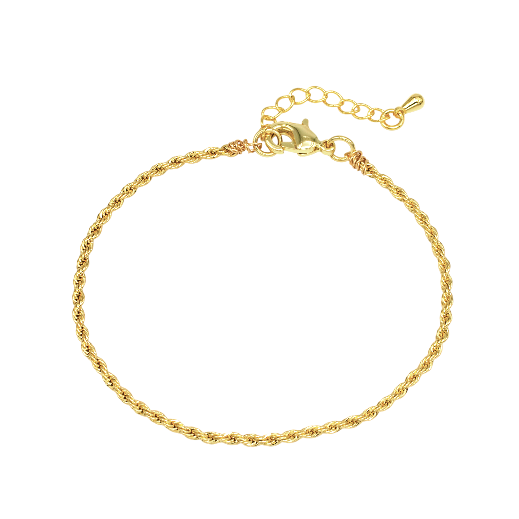 Classic Gold Rope Chain Bracelet BR-SJ0144