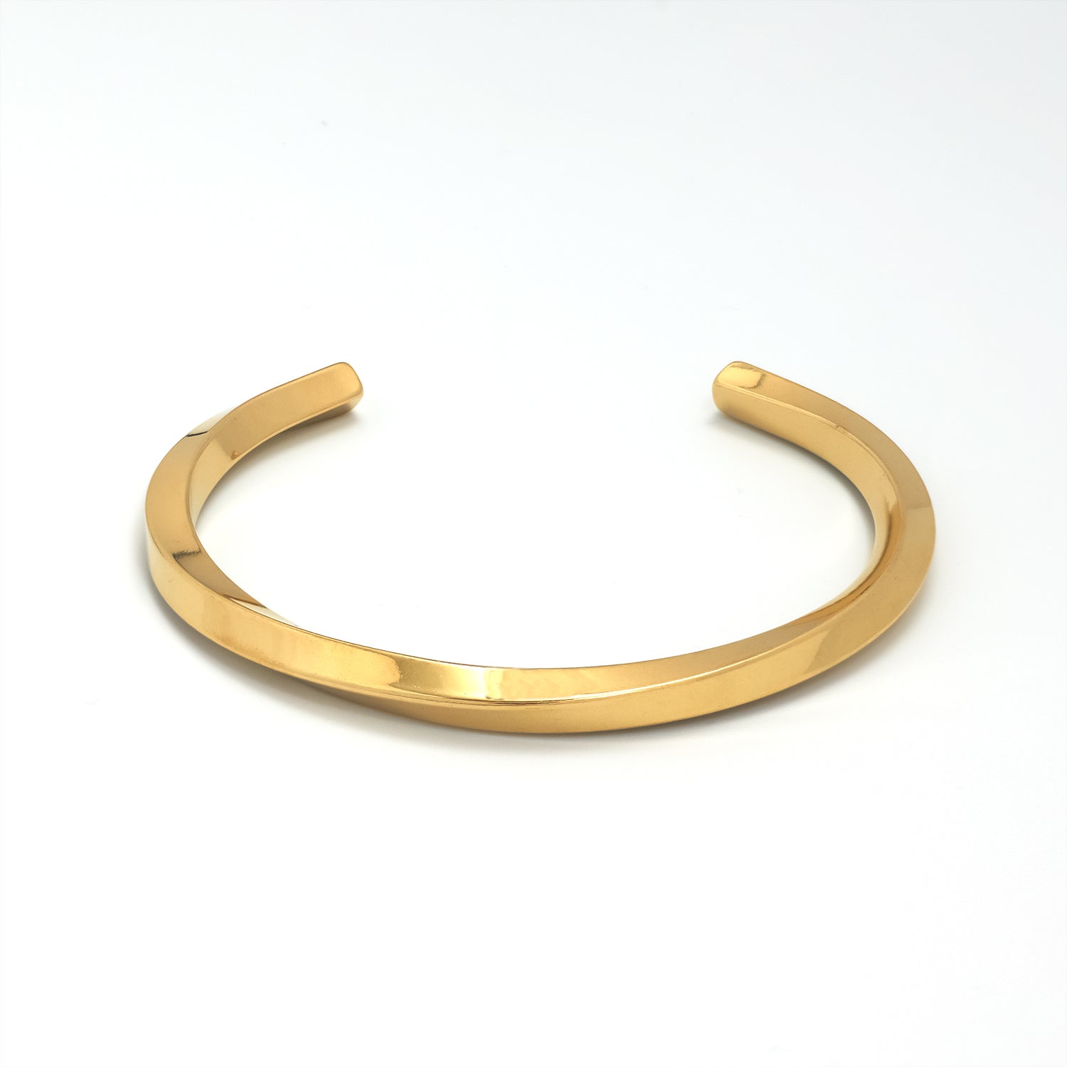 Gold Minimalist Stainless Steel Dainty Cuff ✦ BR-0003