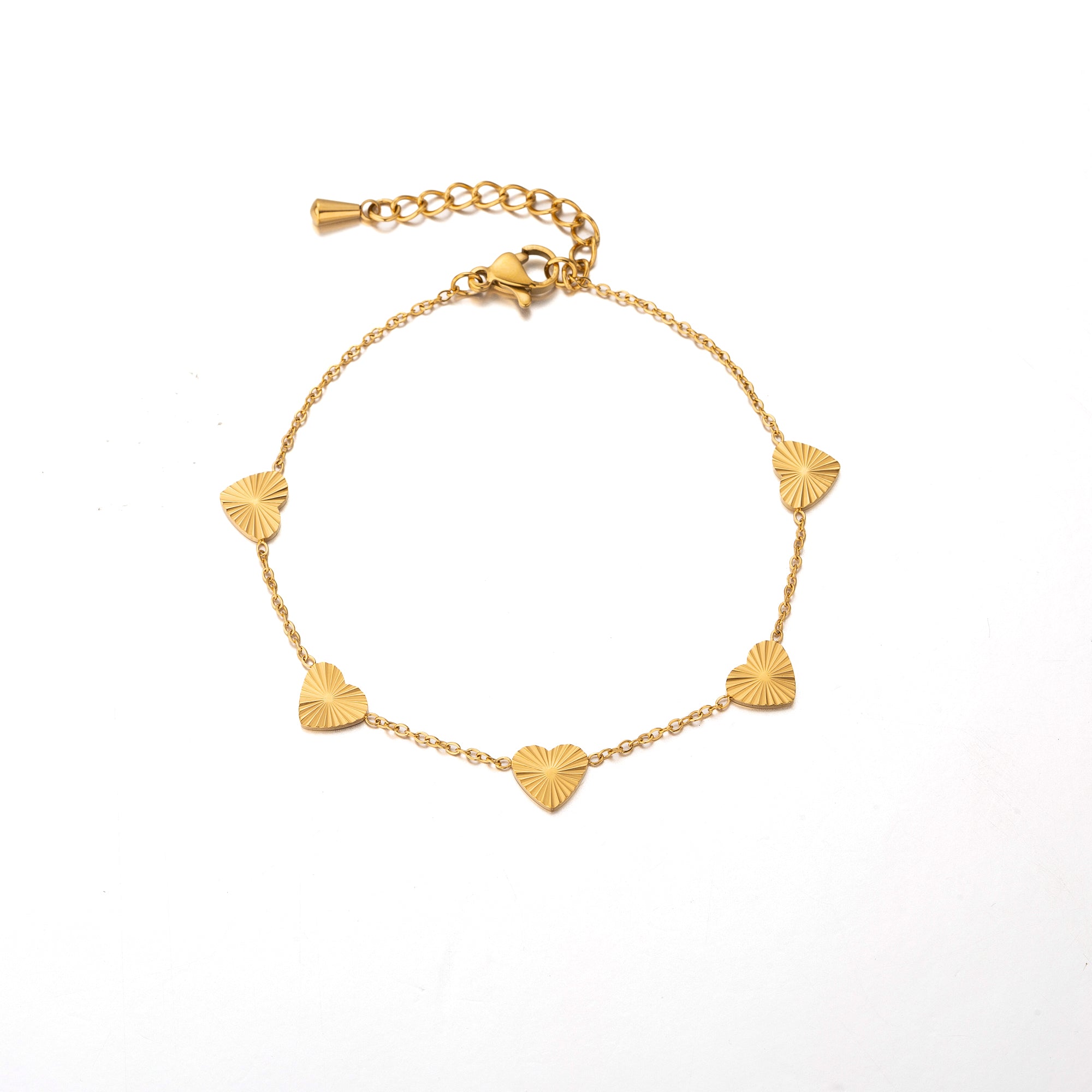 Dainty Stainless Steel Heart Chain Link