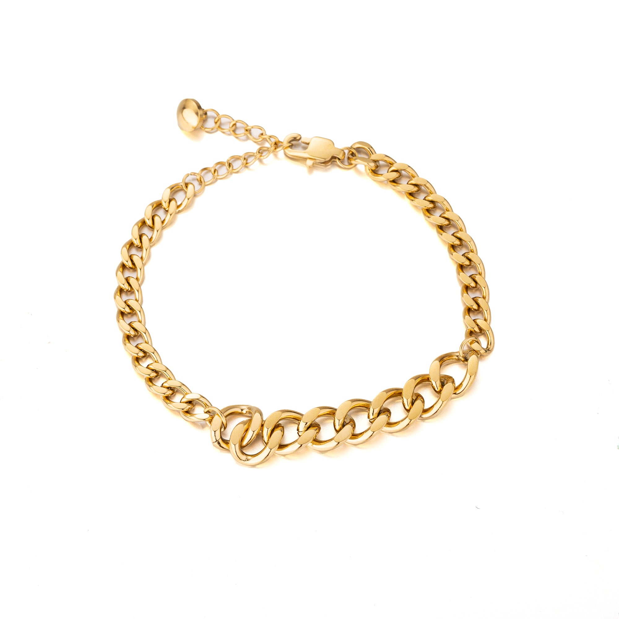 Chunky Stainless Steel Statement Chain Link ✦ BR-0062