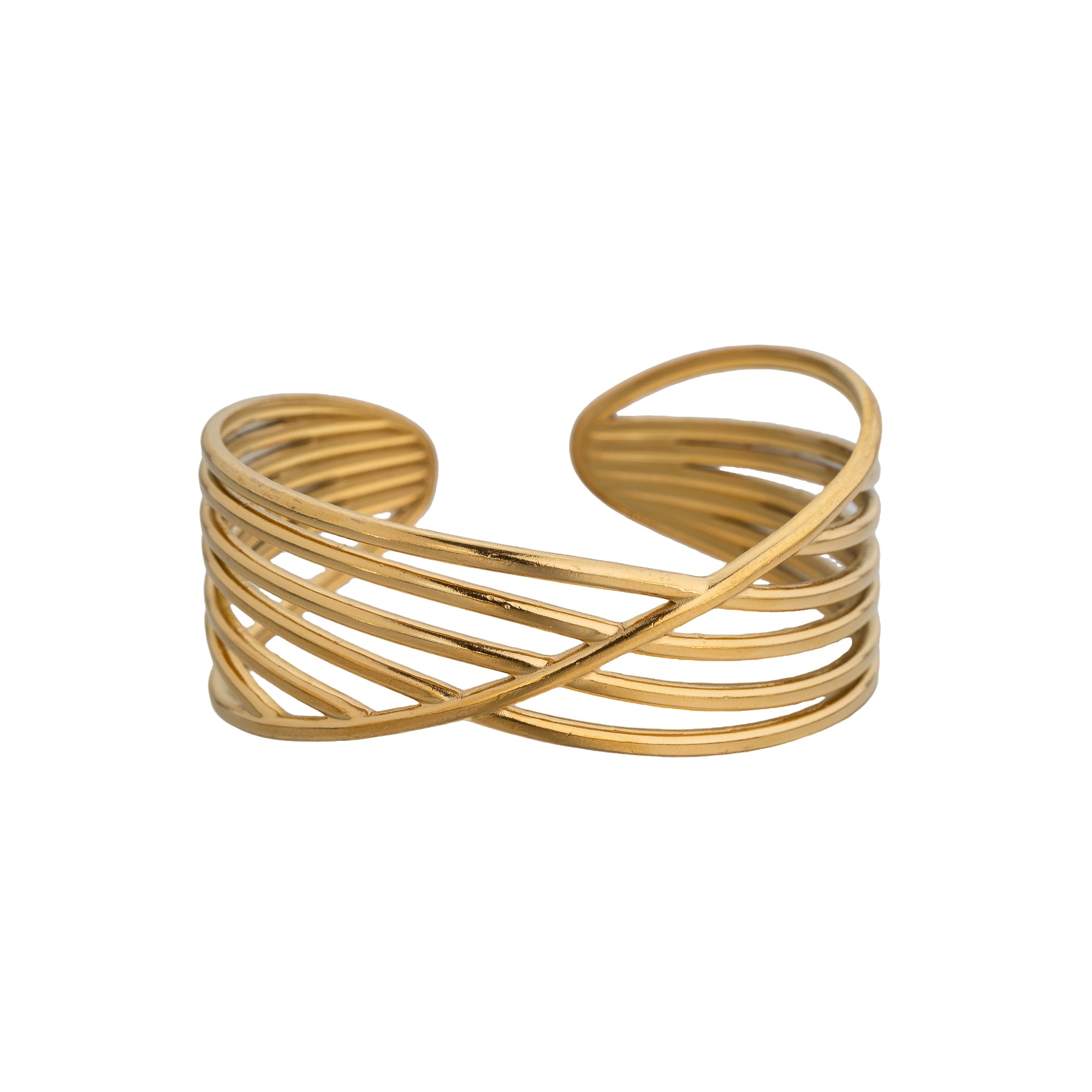 Classic Stainless Steel Stacked Cuff