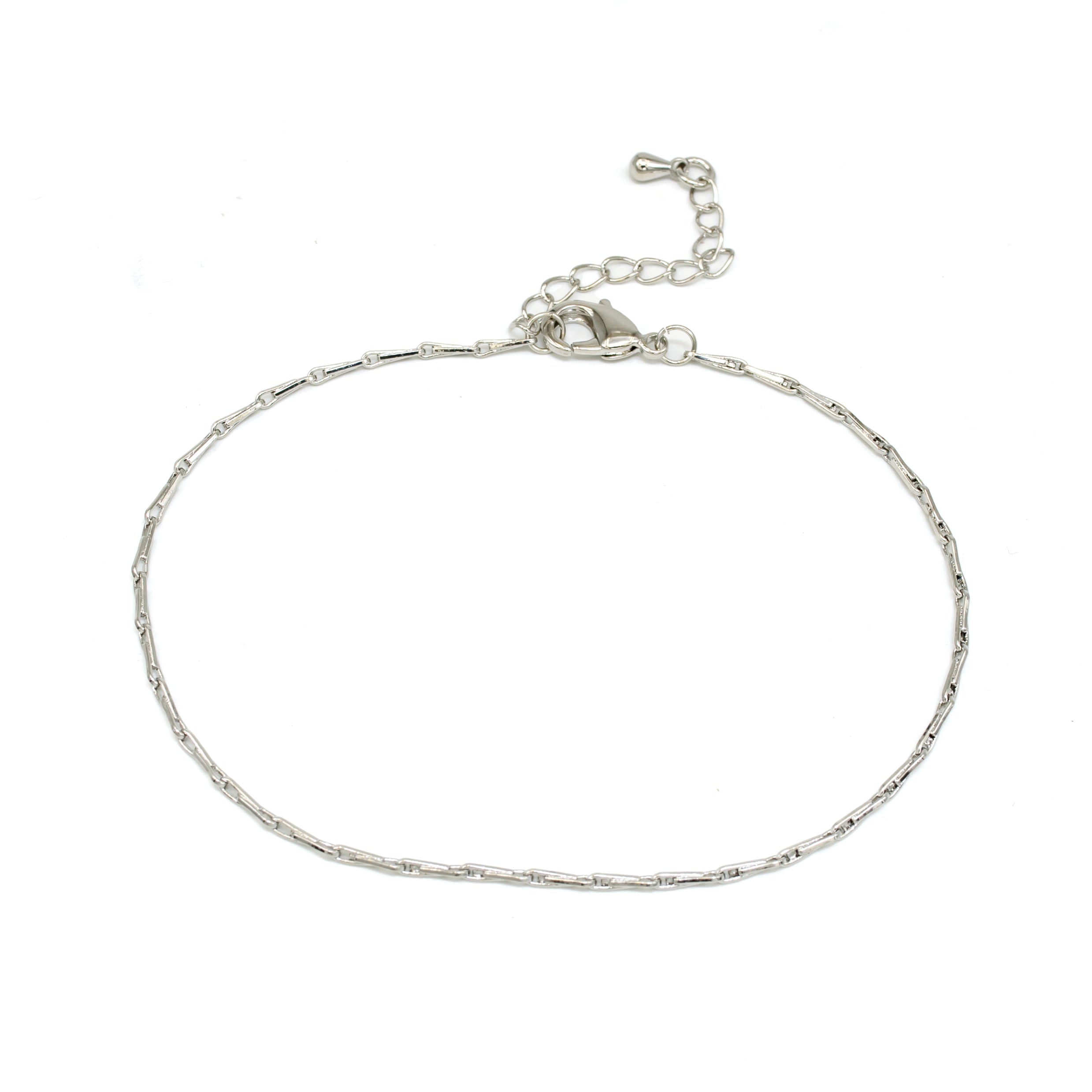 Classic Silver Unique Chain Anklet ✦ AN-SJ0089