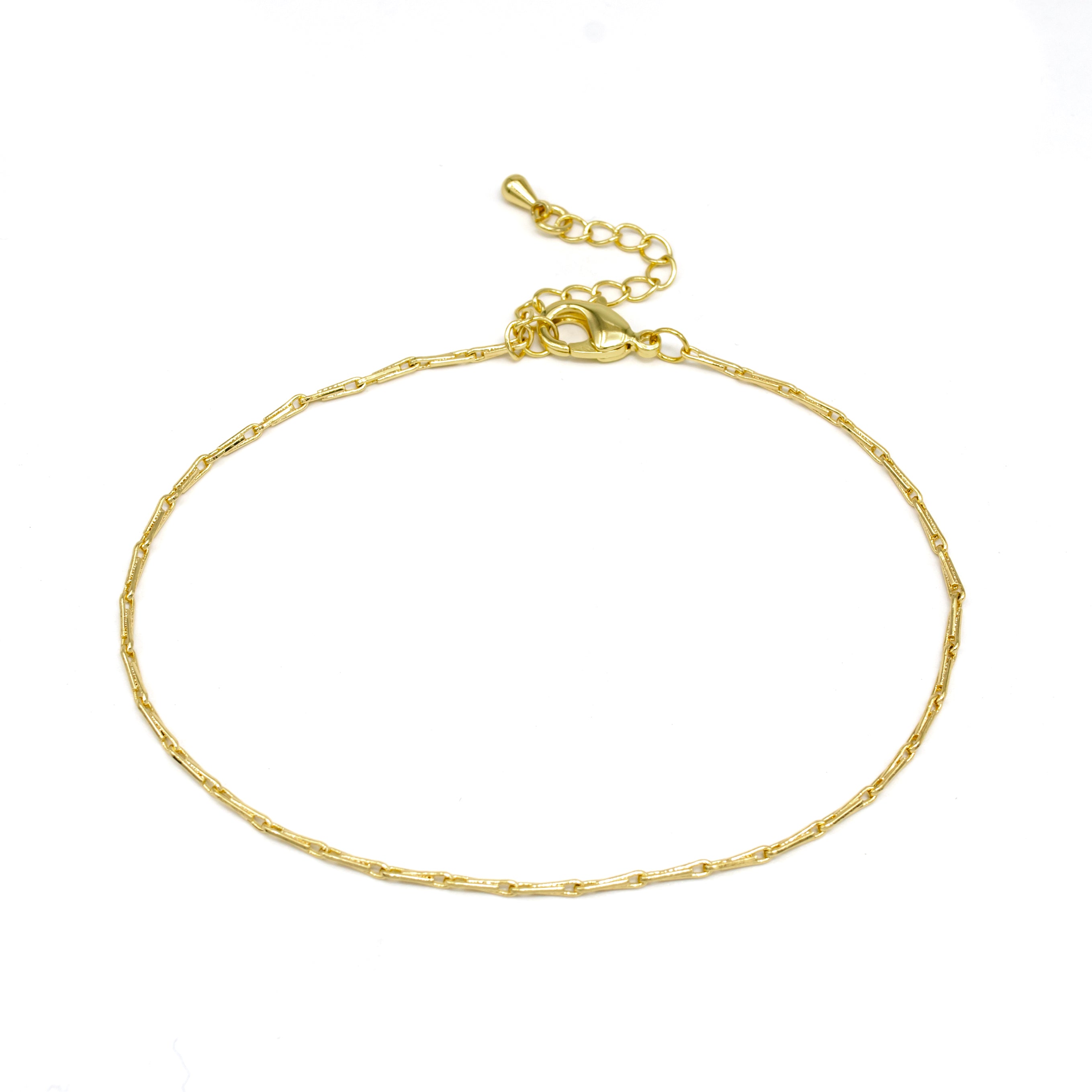 Minimalist Gold chain anklet AN-SJ0101