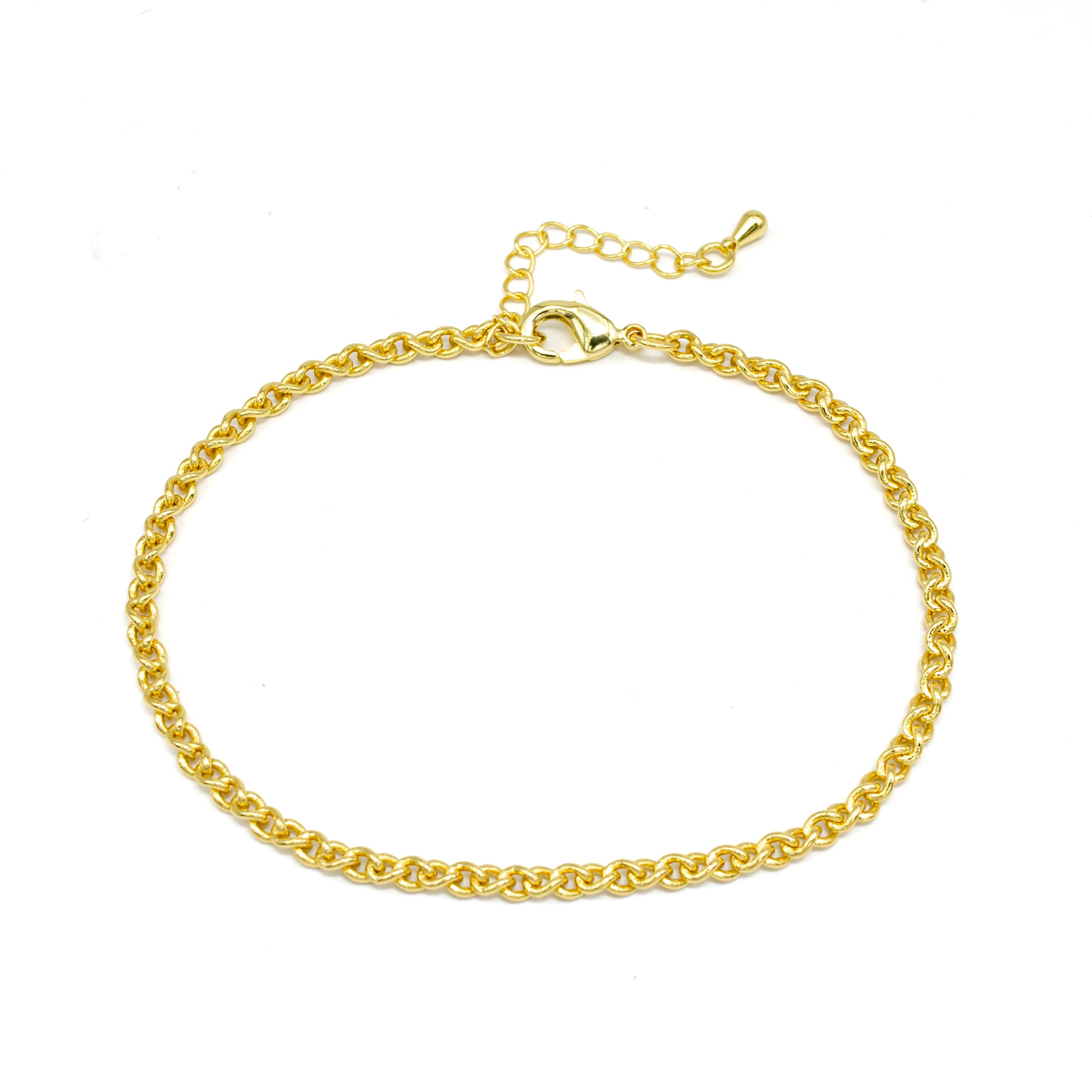 Classic Cable Chain Anklet AN-SJ0114