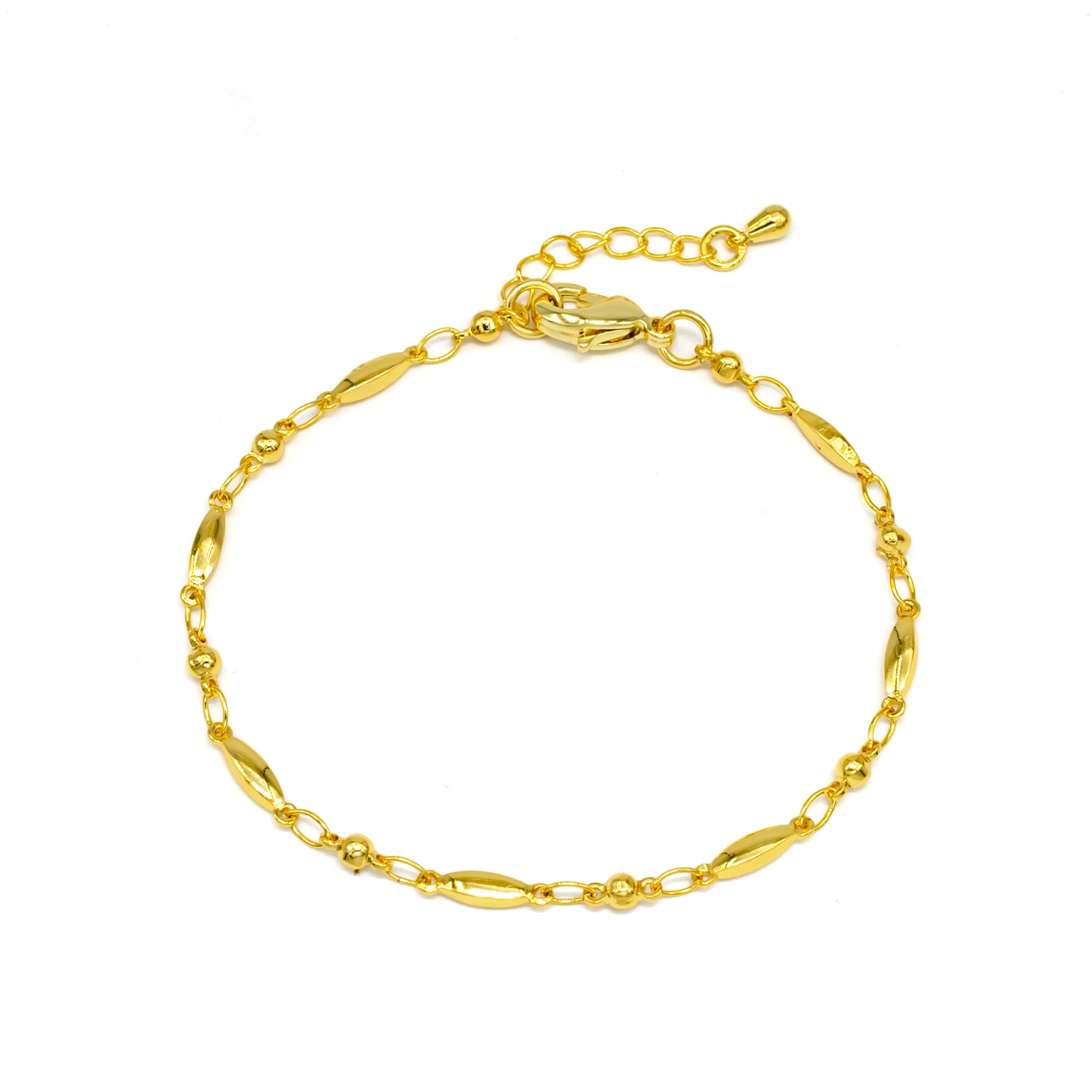 Dainty Gold Tube Bracelet ✦ BR-SJ0135