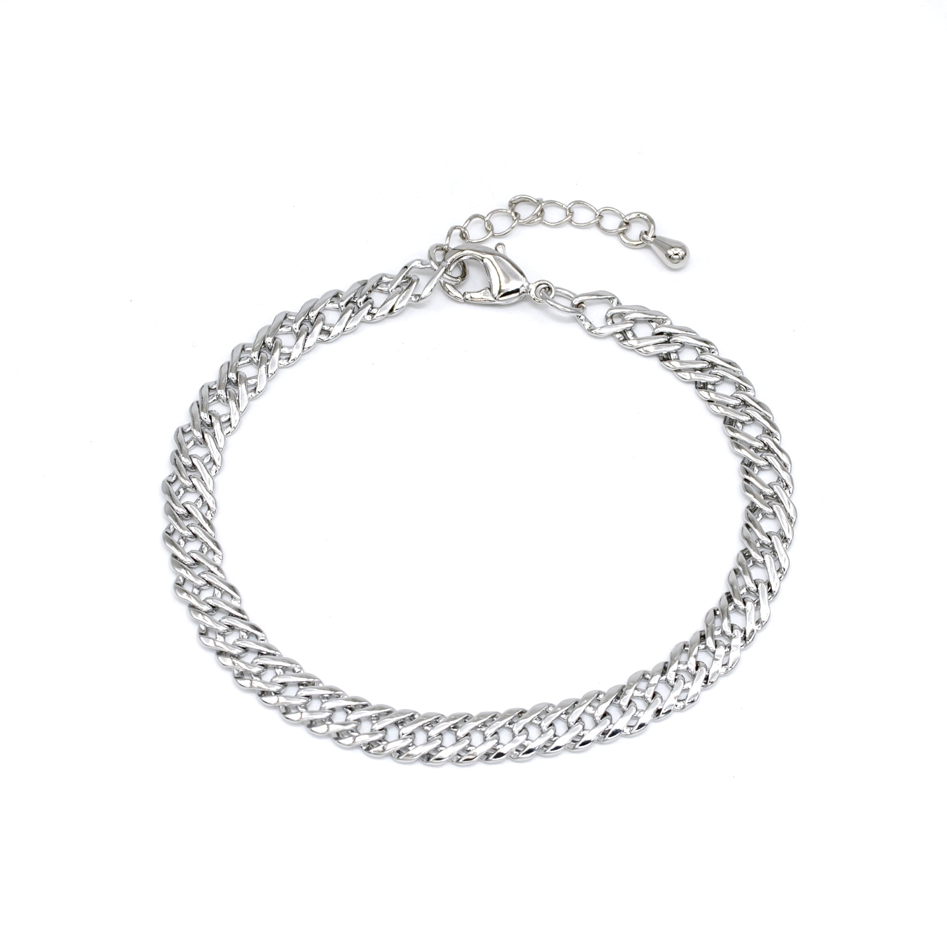 Bold Silver Chain Bracelet for Men ✦ BR-SJ0150