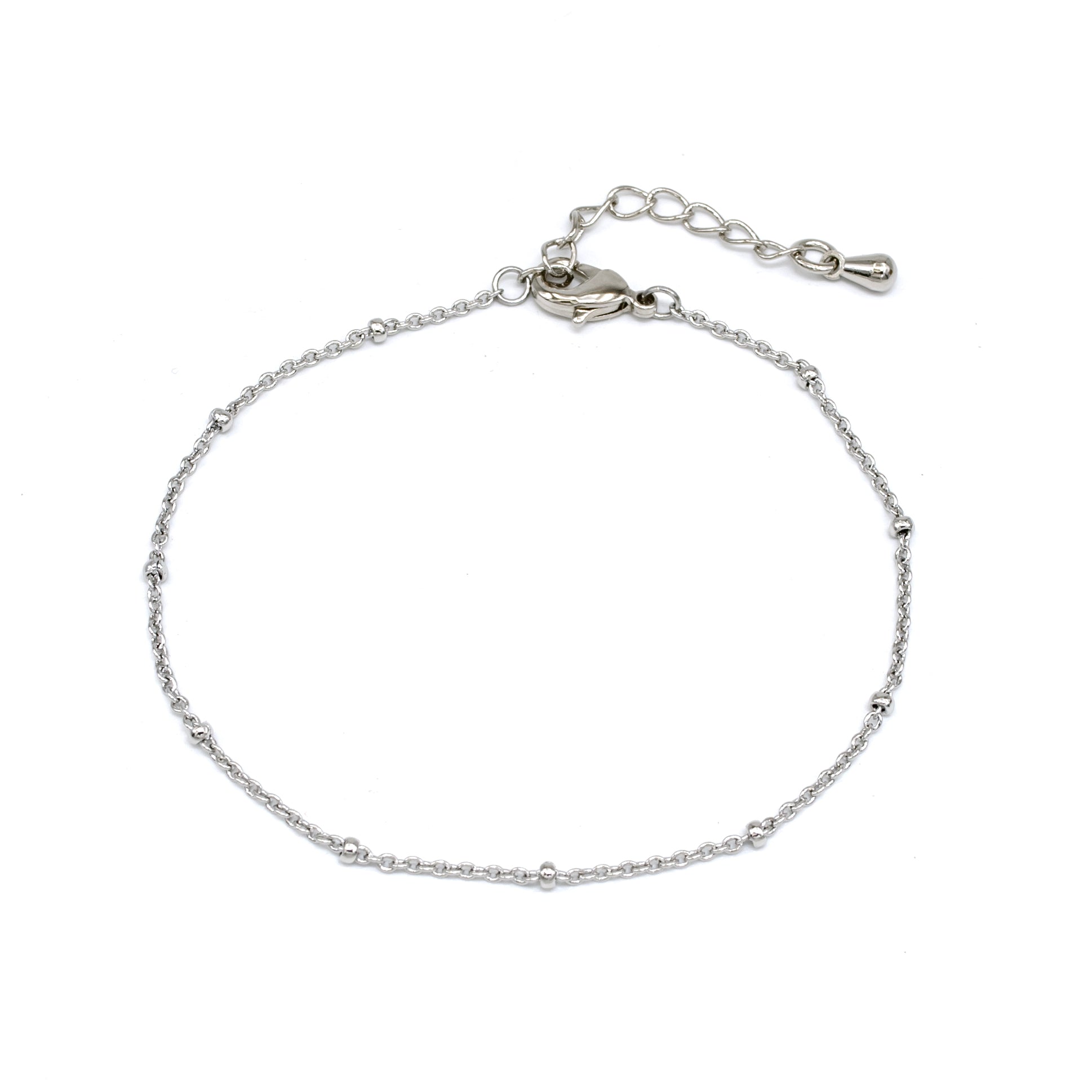 Dainty Silver Satellite Chain Bracelet ✦ BR-SJ0156