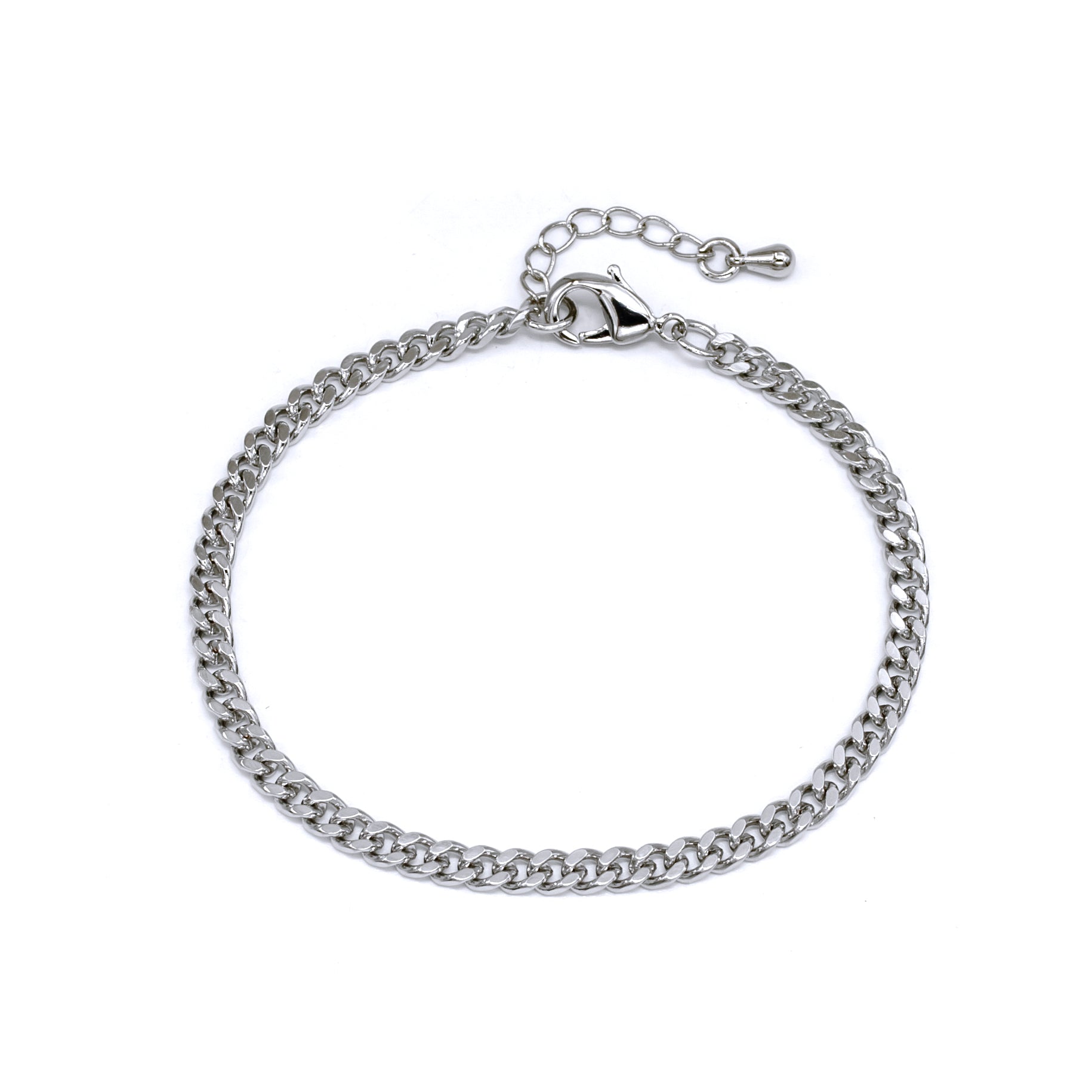 Statement Silver Miami Cuban Curb Chain Bracelet ✦ BR-SJ0157