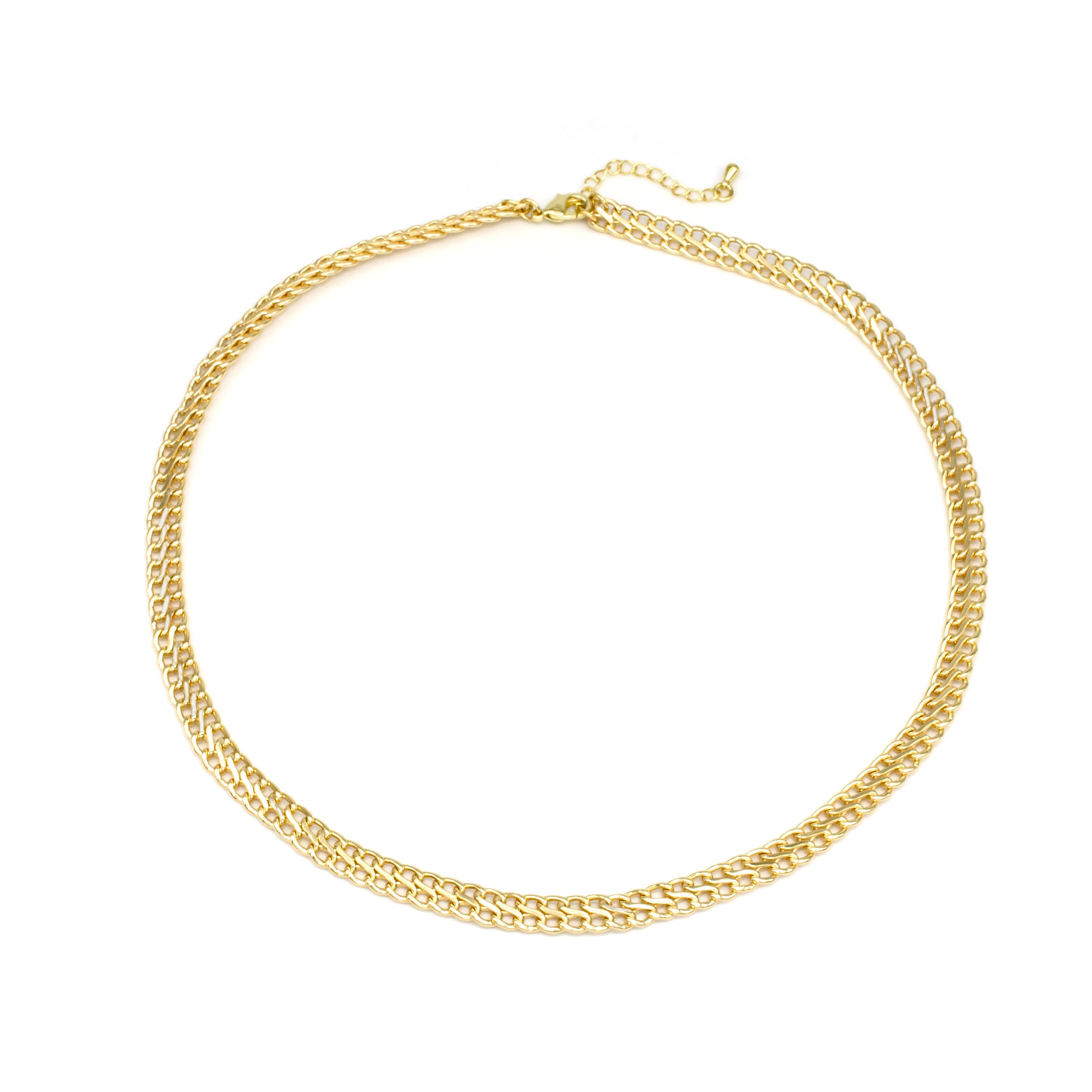 Thick gold plated 18-inch Customized Necklace NC-SJ0166