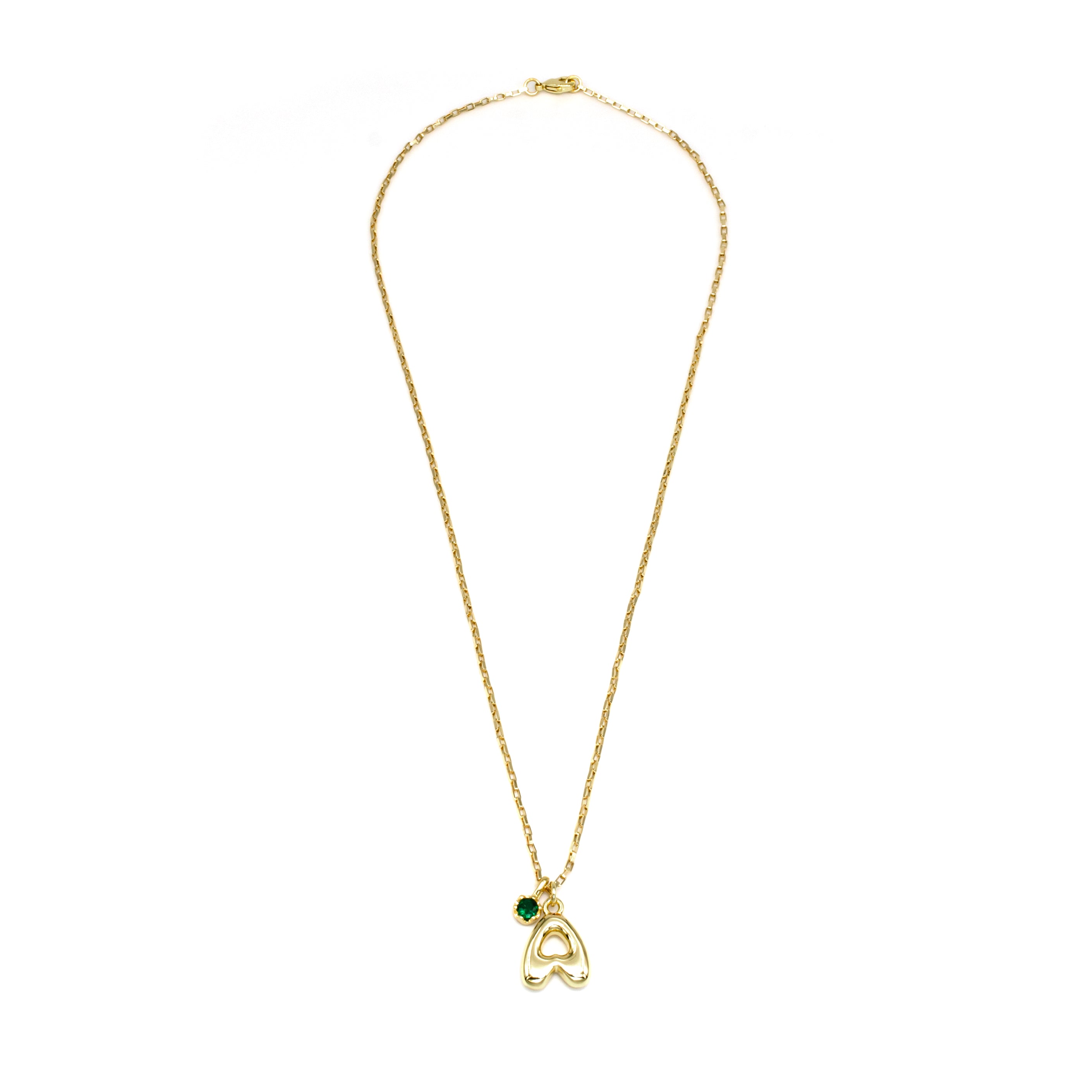 Customized Initial Bubble Letters Necklaces NC-SJ0244 to NC-SJ0269