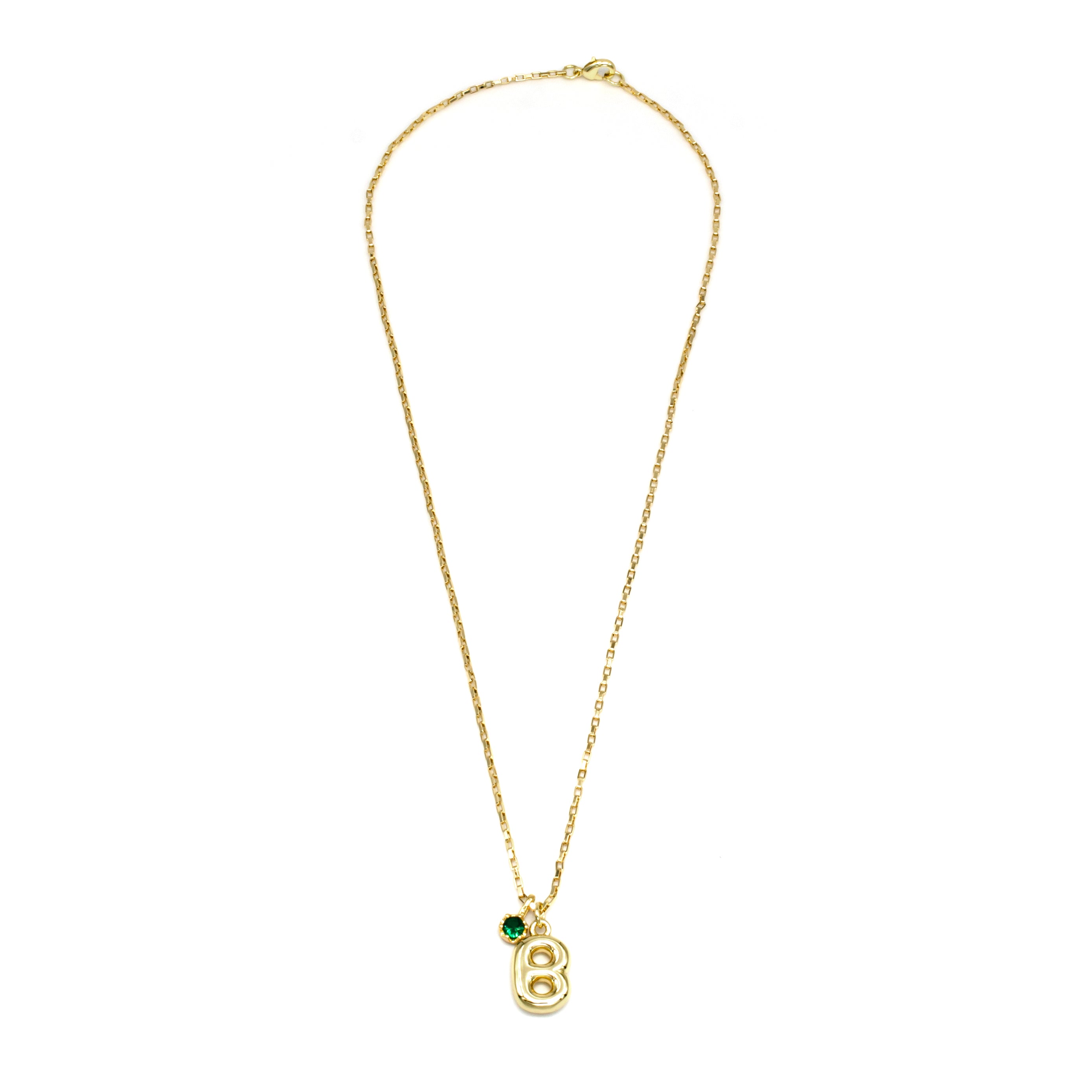 Customized Initial Bubble Letters Necklaces NC-SJ0244 to NC-SJ0269