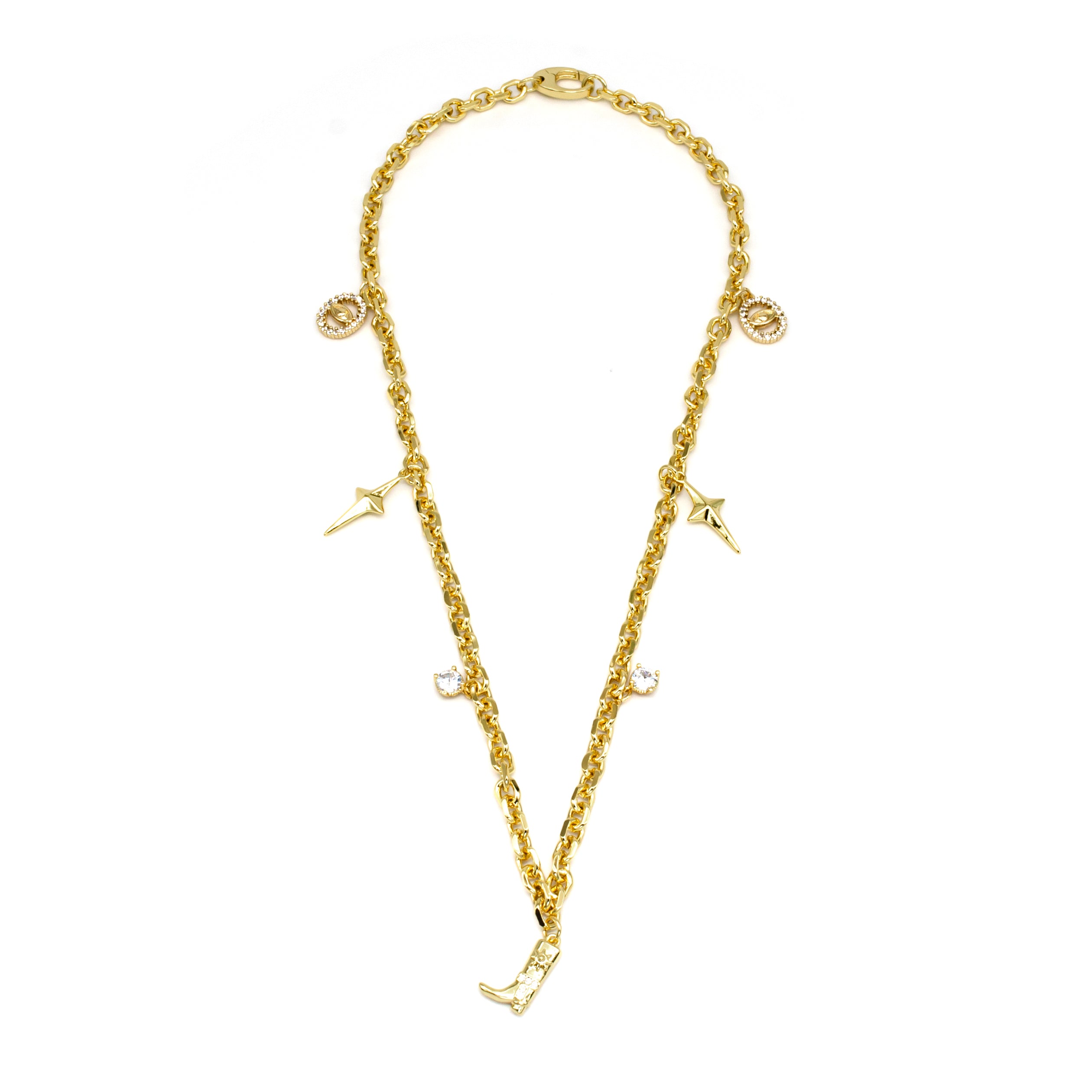 Handmade Cowboy Boot Charm Necklaces ✦ NC-SJ0289