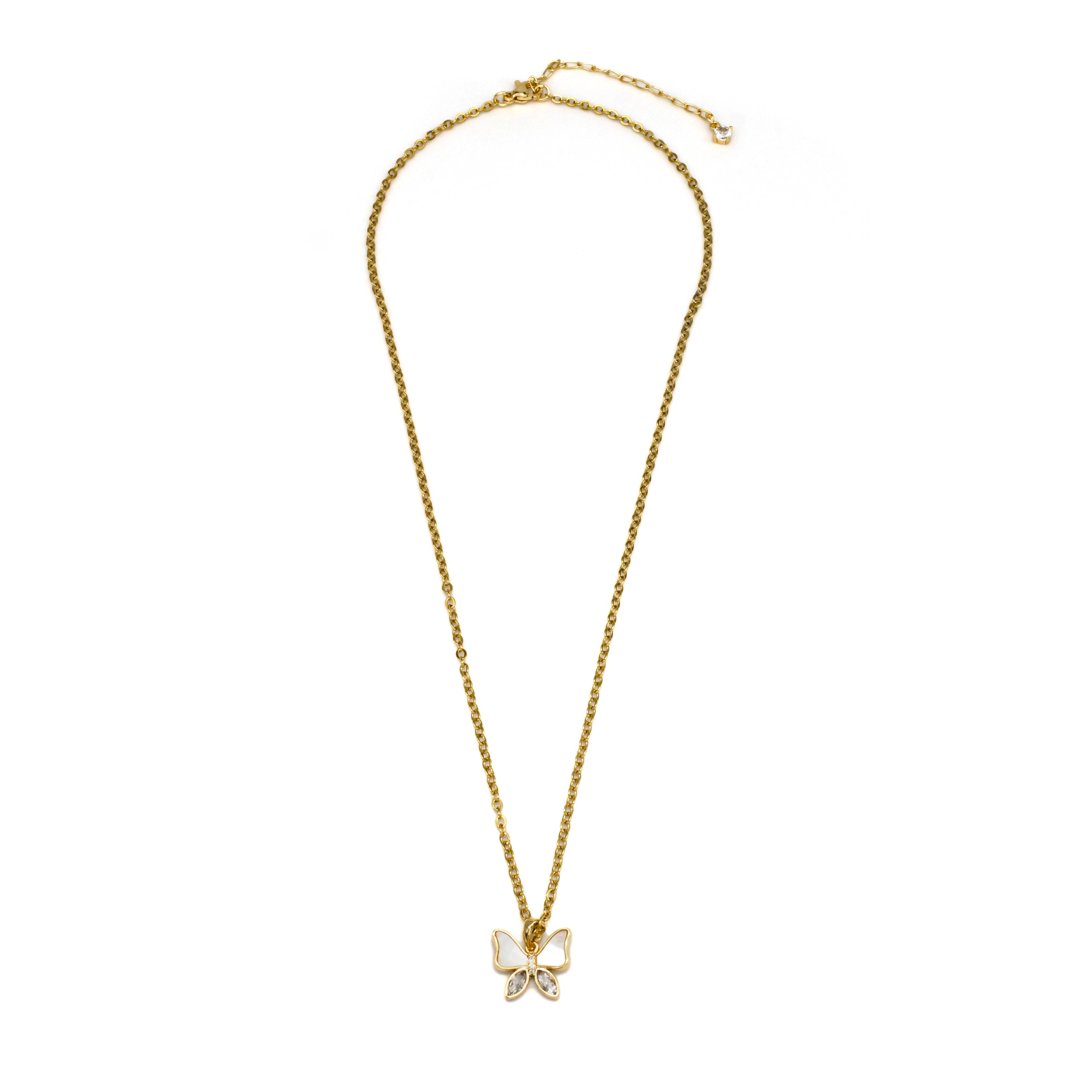 Minimalist Gold Butterfly Necklace NC-SJ0319