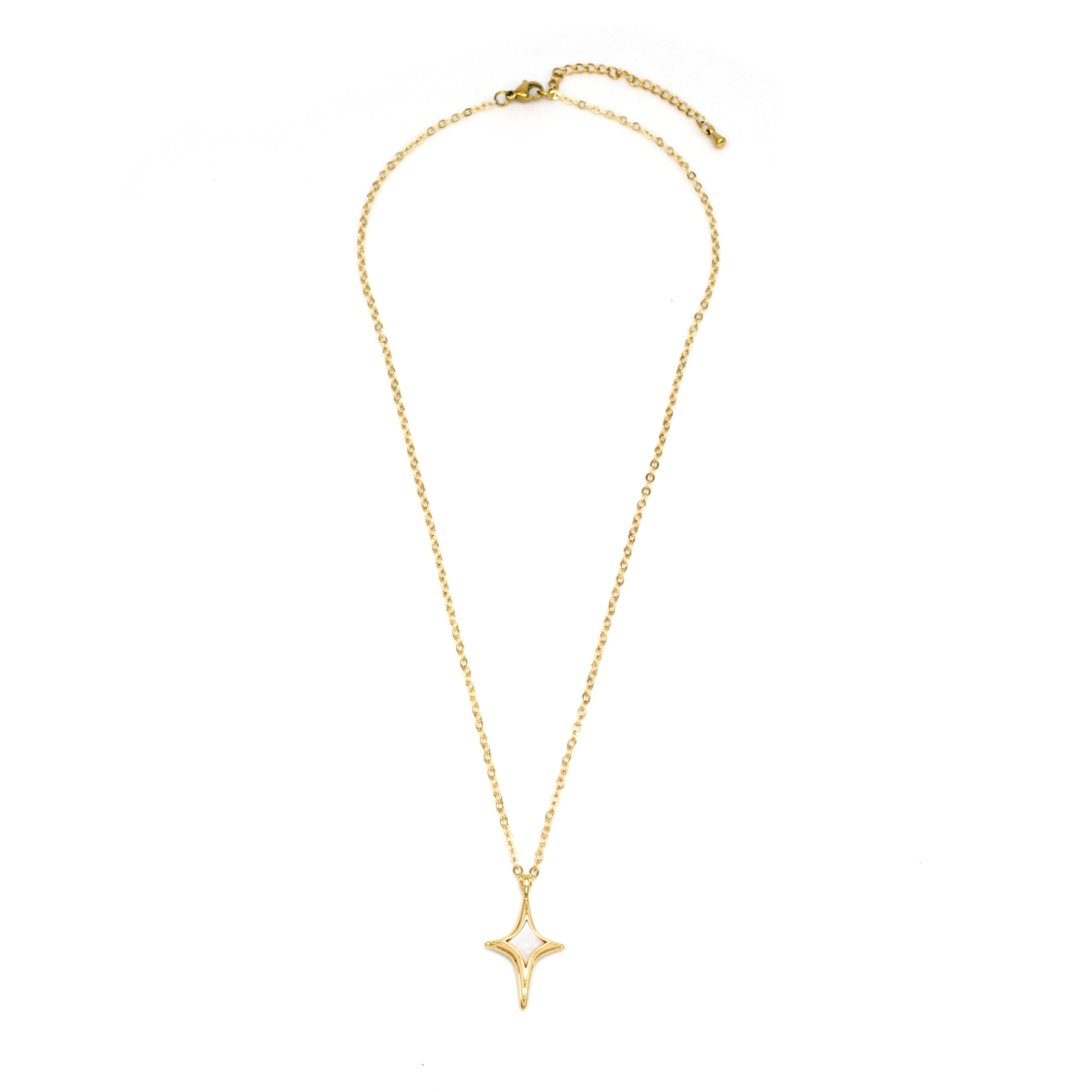 Dainty North Star Gold Necklace NC-SJ0329