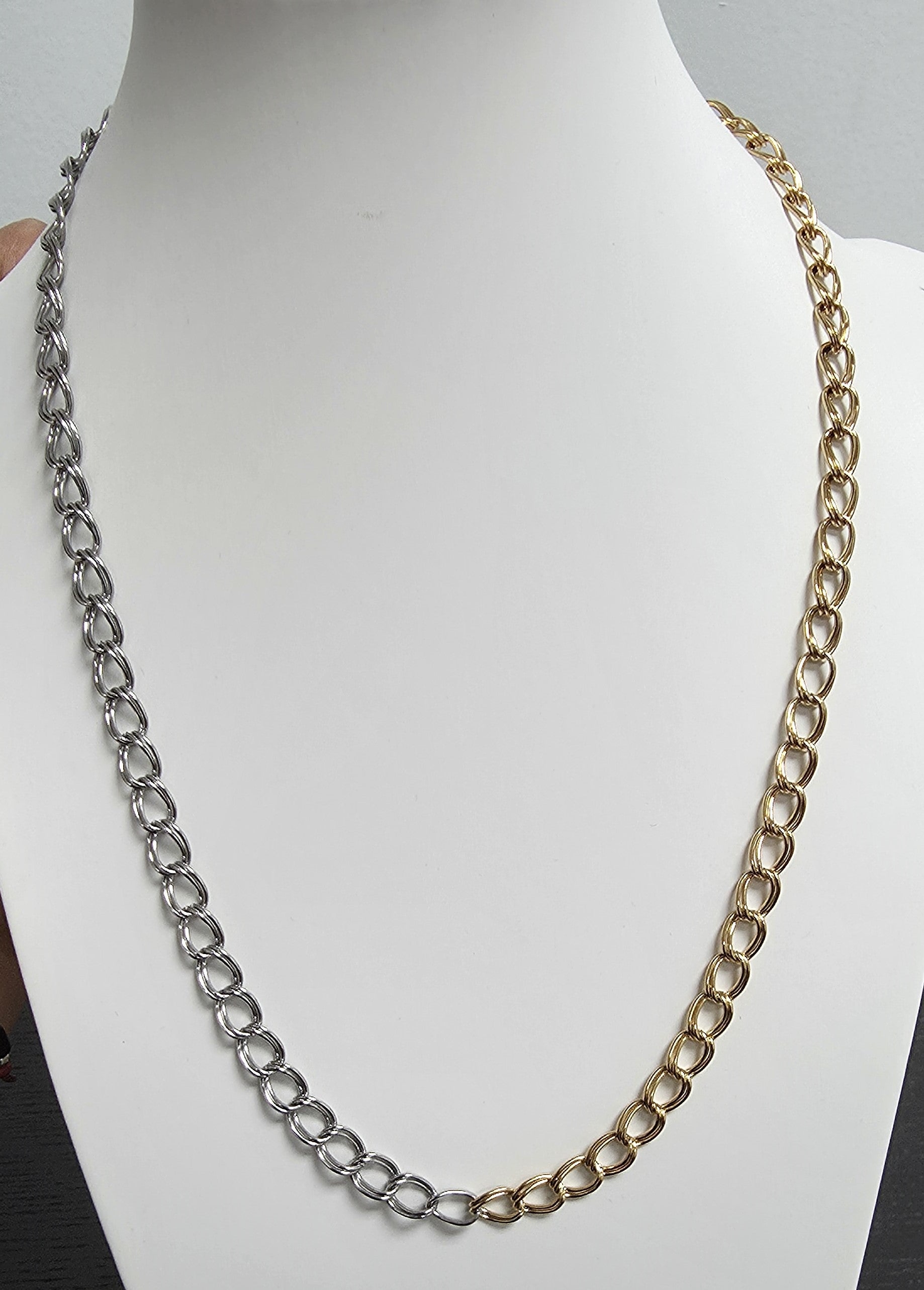 Mix Gold Chain Necklace NC-SJ0402