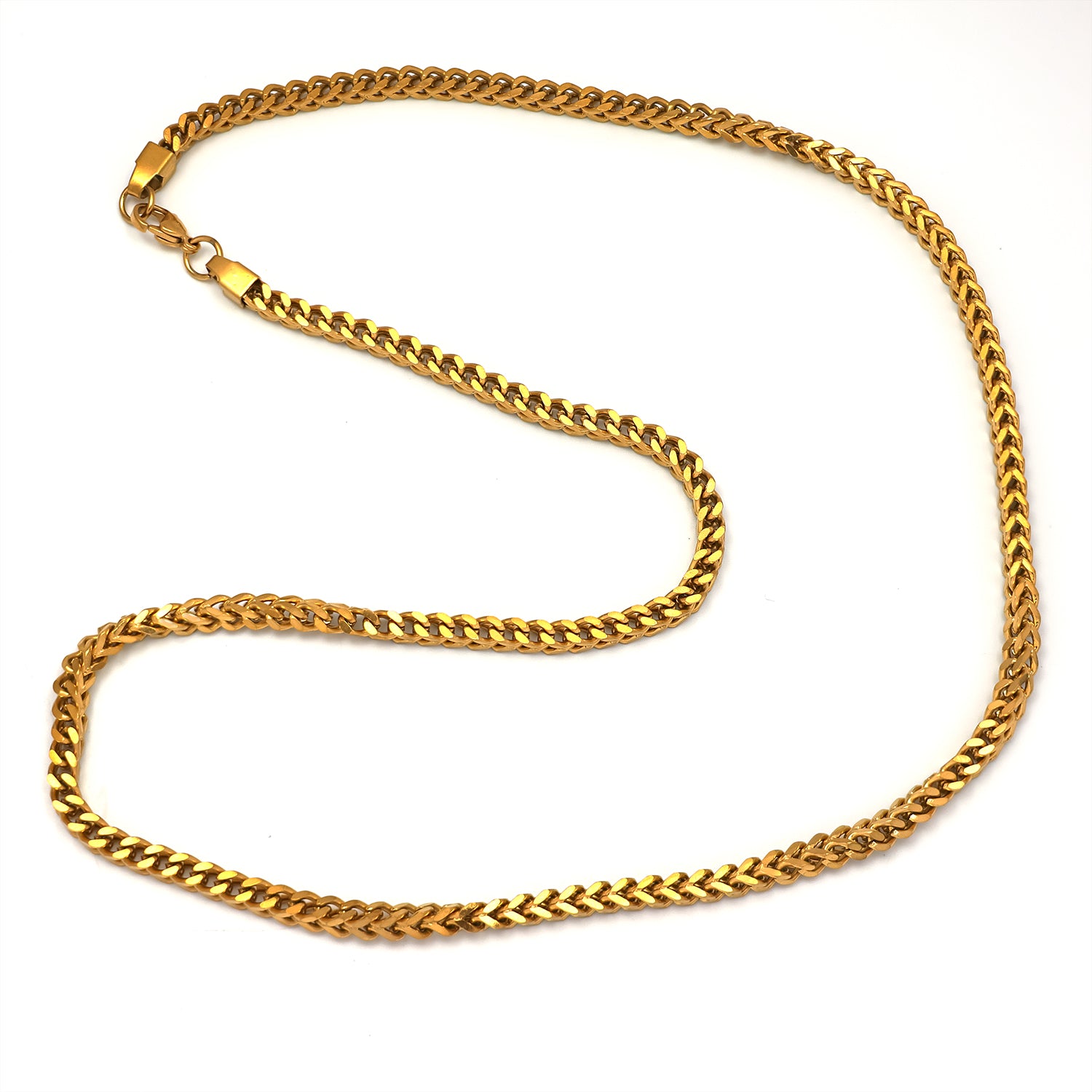 Gold or Silver Stainless Steel Minimalist Franko 24-inch ✦ CN-0009 CN-0010