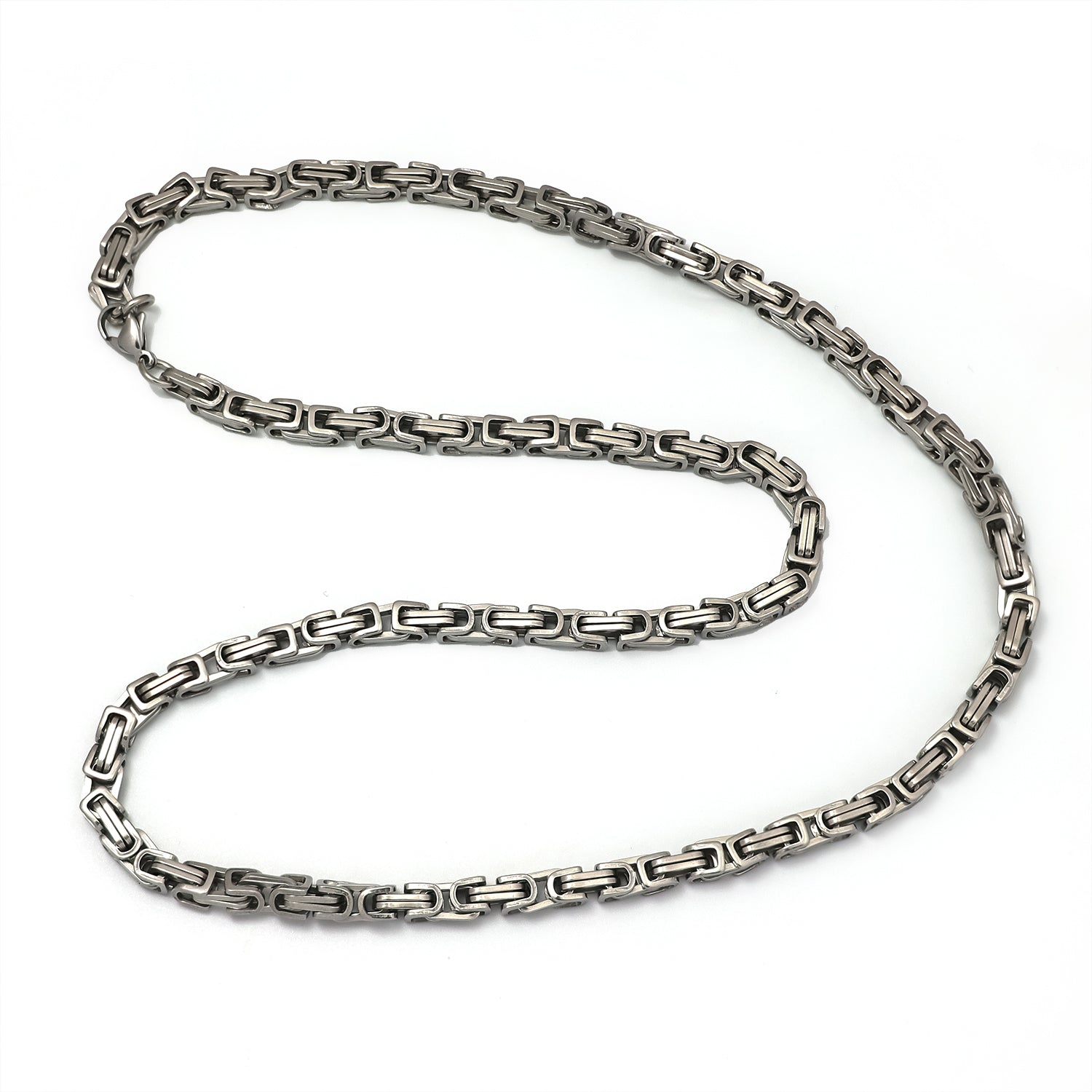 Gold or Silver Statement Stainless Steel Classic Byzantine✦ CN-0011 CN-0012