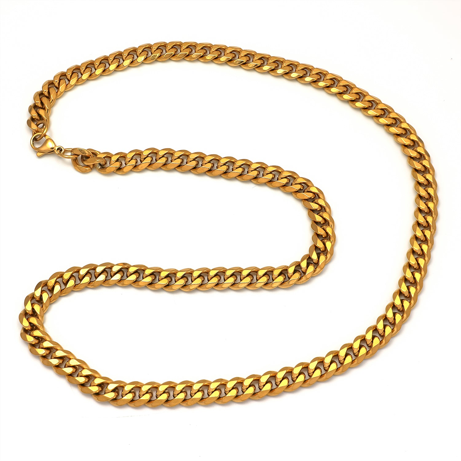 Gold or Silver Classic Stainless Steel Bold Miami Cuban ✦ CN-0021 CN-0022