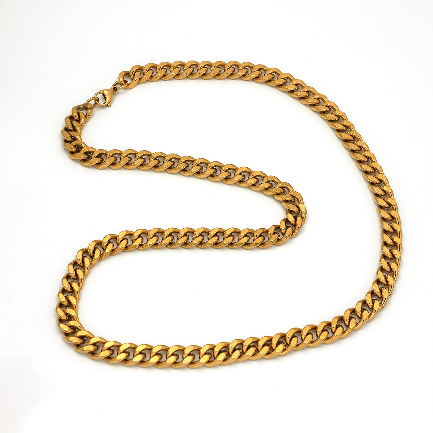 Silver or Gold Thick Stainless Steel Statement Cuban ✦ CN-0027 CN-0028