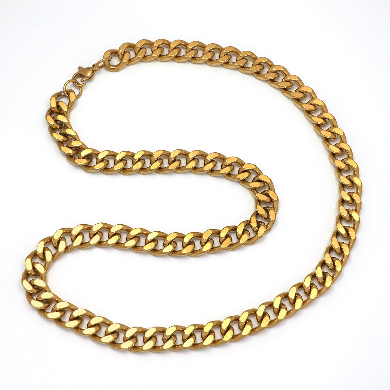 Gold or Silver Chunky Stainless Steel Classic Cuban ✦ CN-0029 CN-0030
