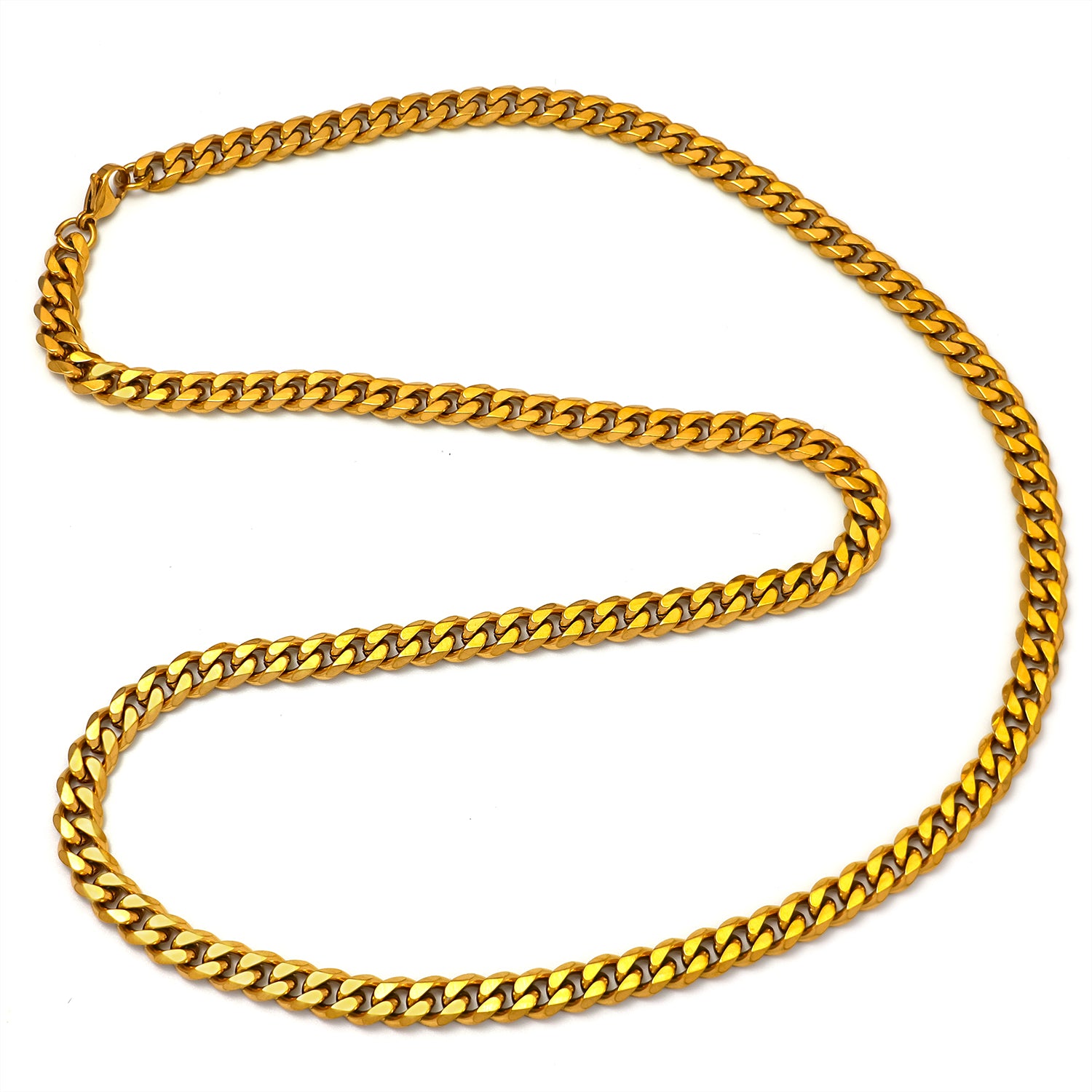 Gold Chic or Silver Stainless Steel Classic Miami Cuban ✦ CN-0041 CN-0042