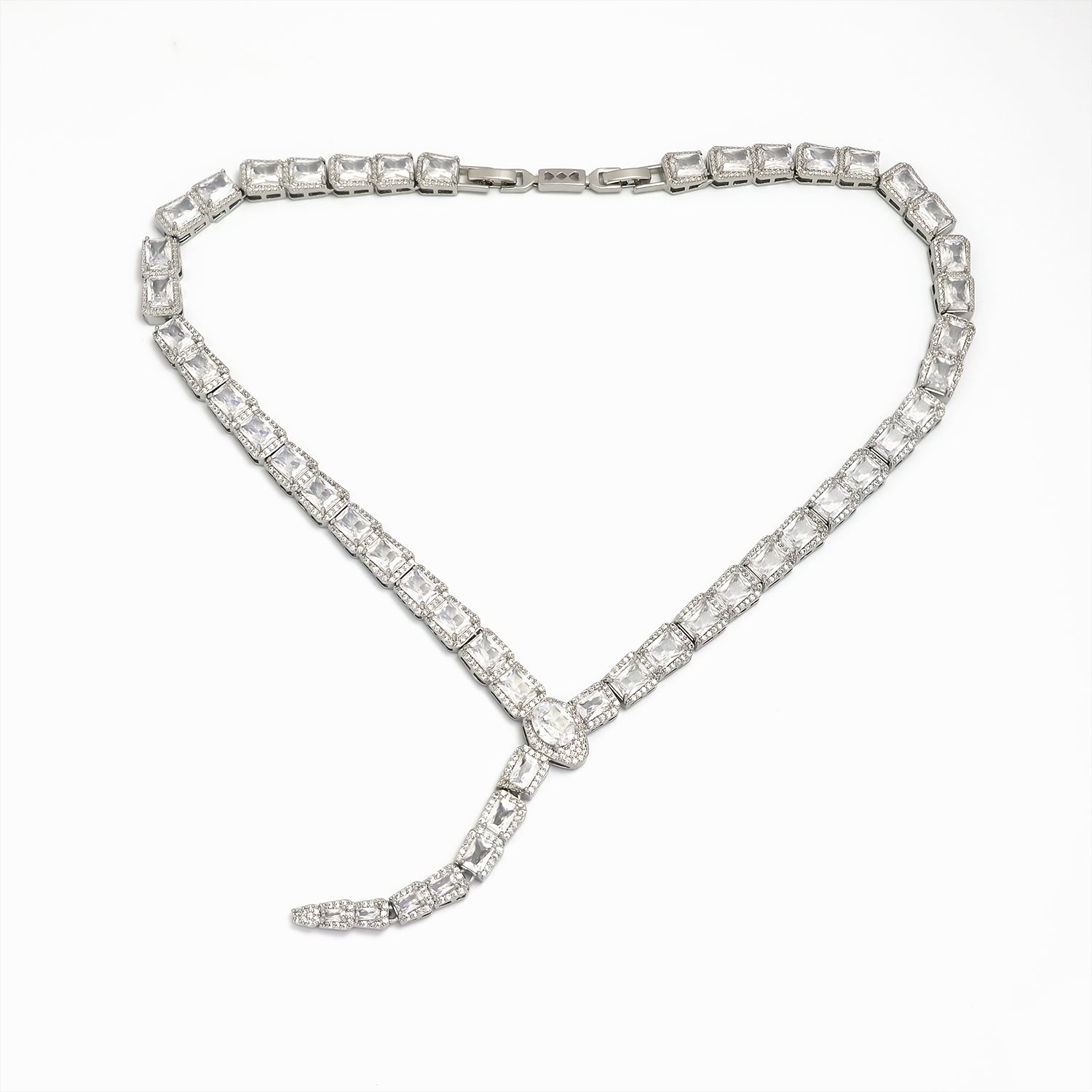 Gold Classic Gold CZ Emerald Cut Tennis ✦ NC-0054 NC-0053