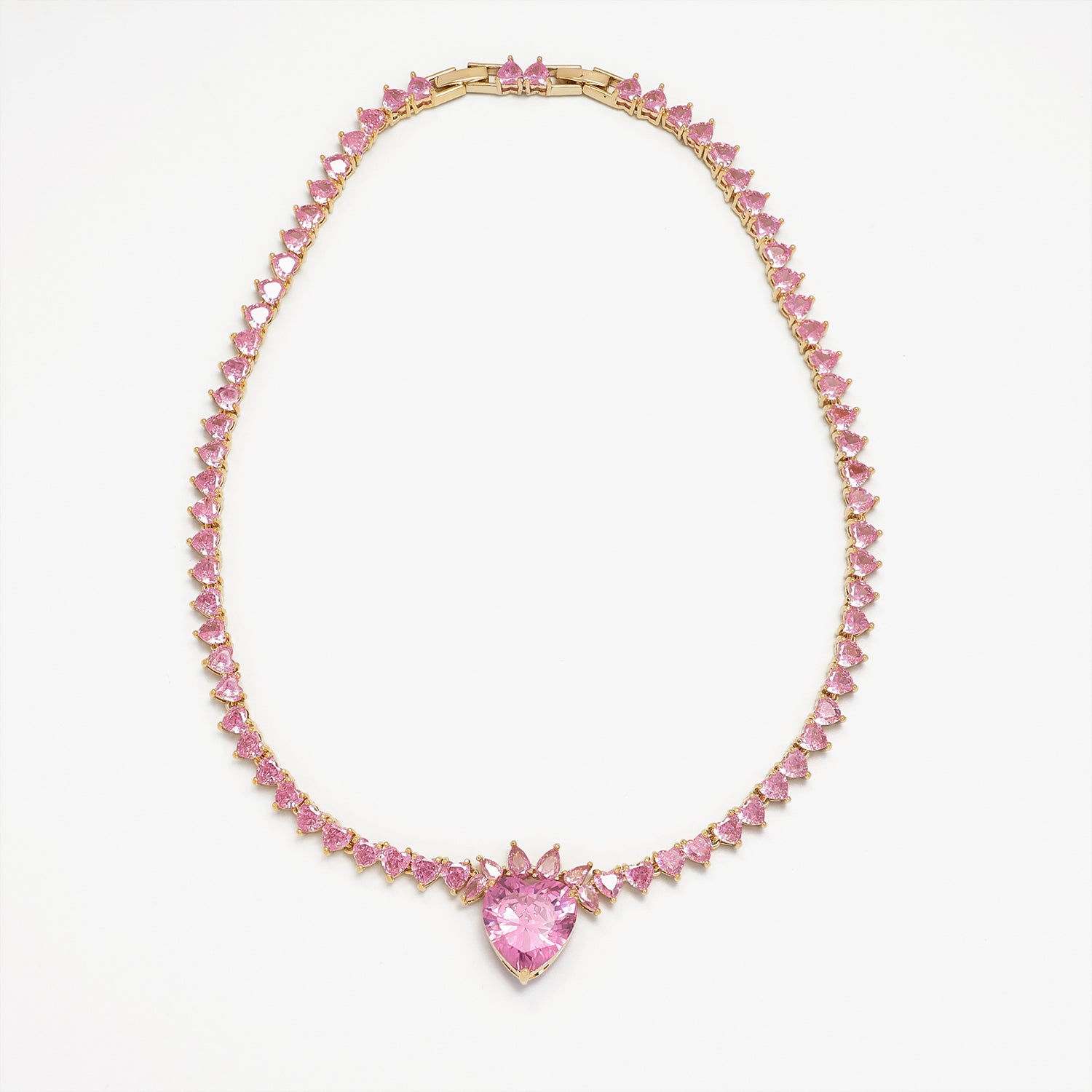 Gold Vintage Gold CZ Heart Tennis ✦ CN-0063 to CN-0066 DISCOUNTINUED
