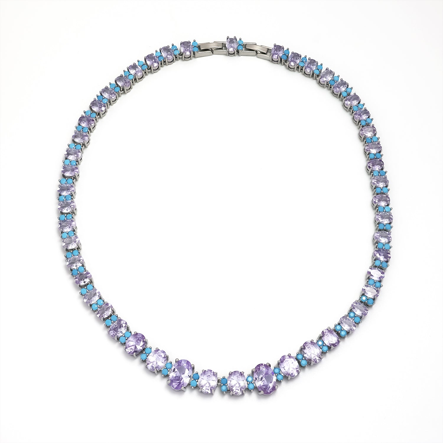 Gold Chic Gold CZ Oval Diamond Tennis ✦ CN-0067 to CN-0070 DISCOUNTINUED
