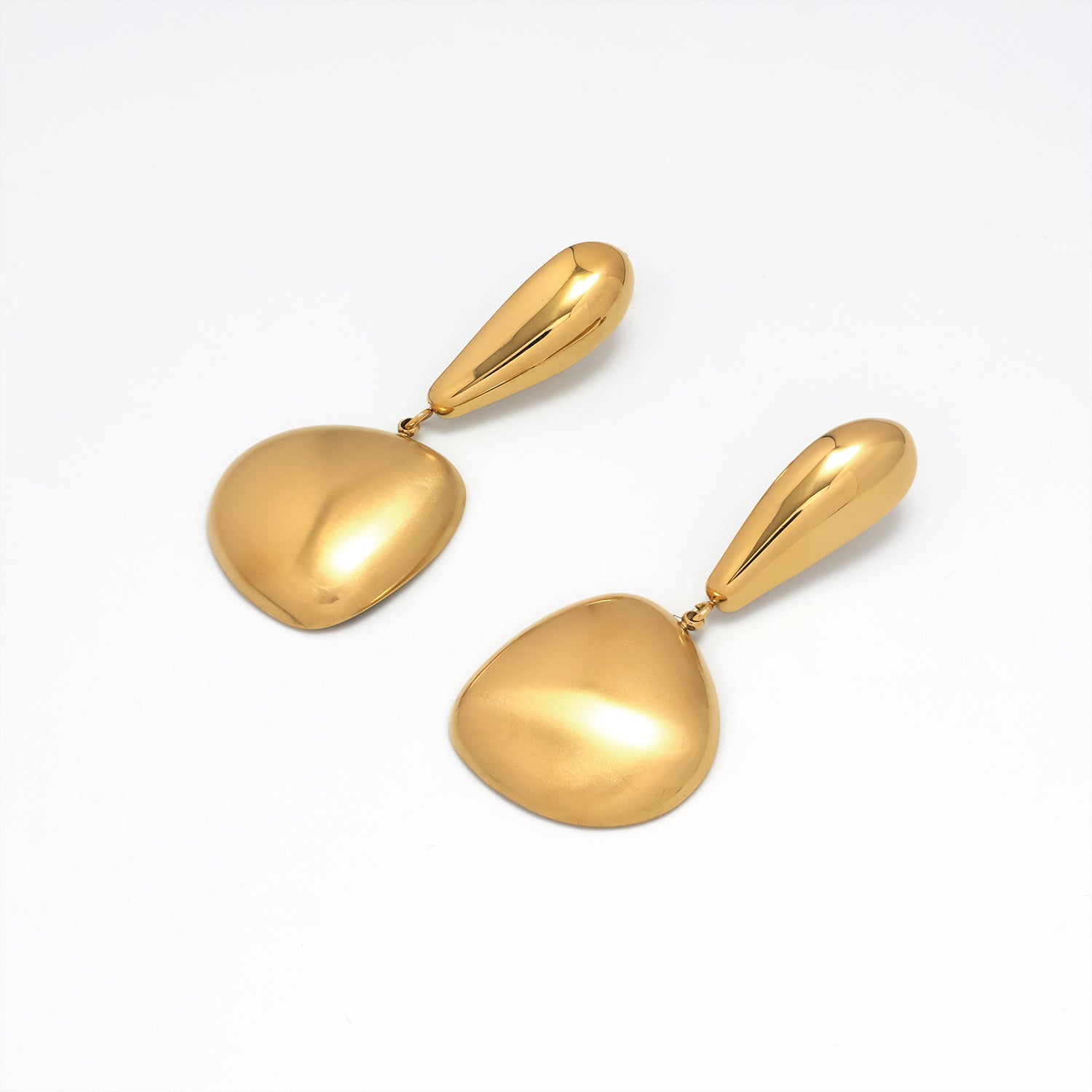 Gold Classic Stainless Steel or Silver Dainty Dangling EA-0031 EA-0032