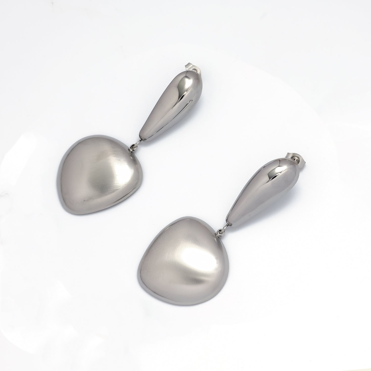 Gold Classic Stainless Steel or Silver Dainty Dangling EA-0031 EA-0032