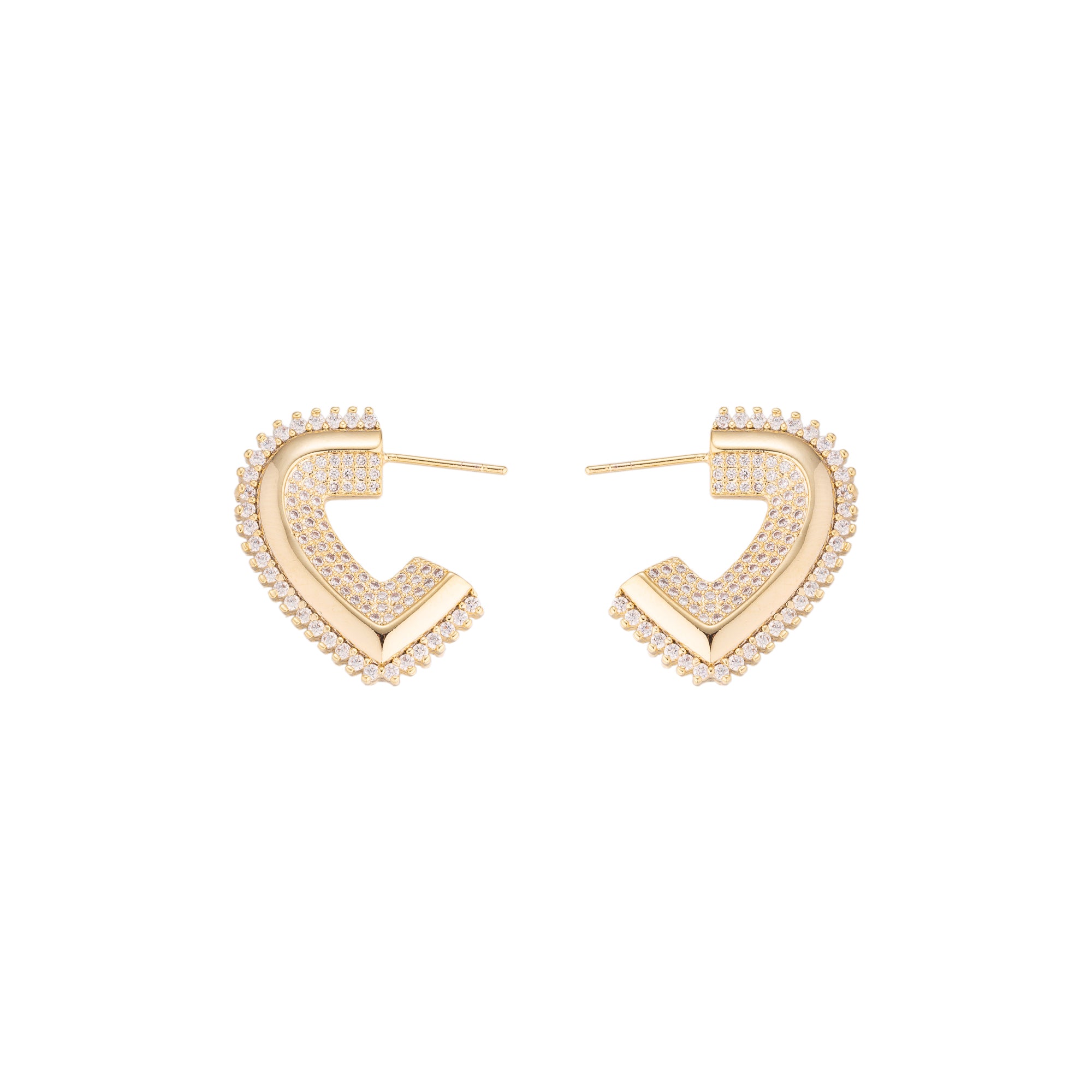 Chic Gold CZ Statement Posts EA-0096 EA-0097