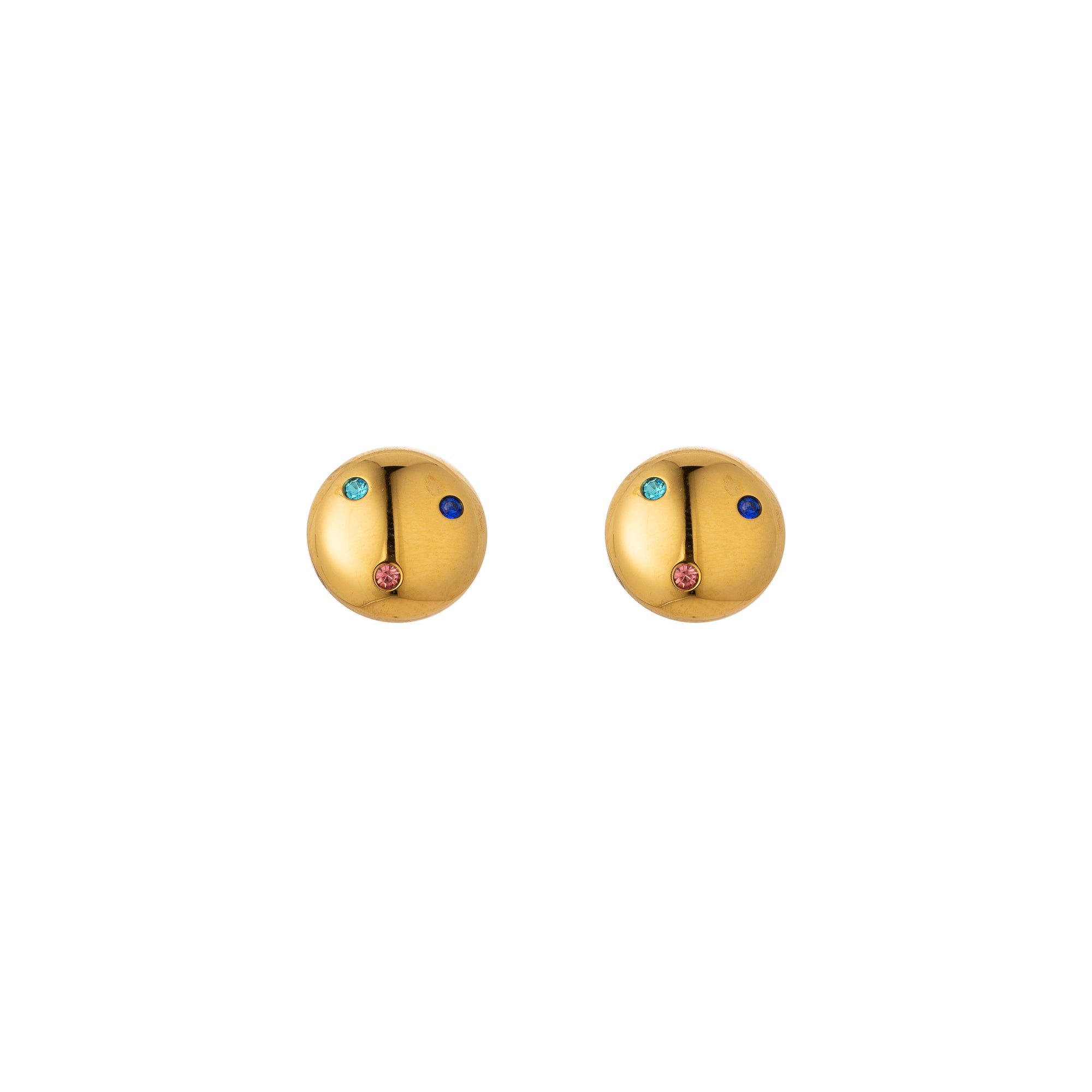 Minimalist Stainless Steel CZ Studs Earring-00317 Earring-00318
