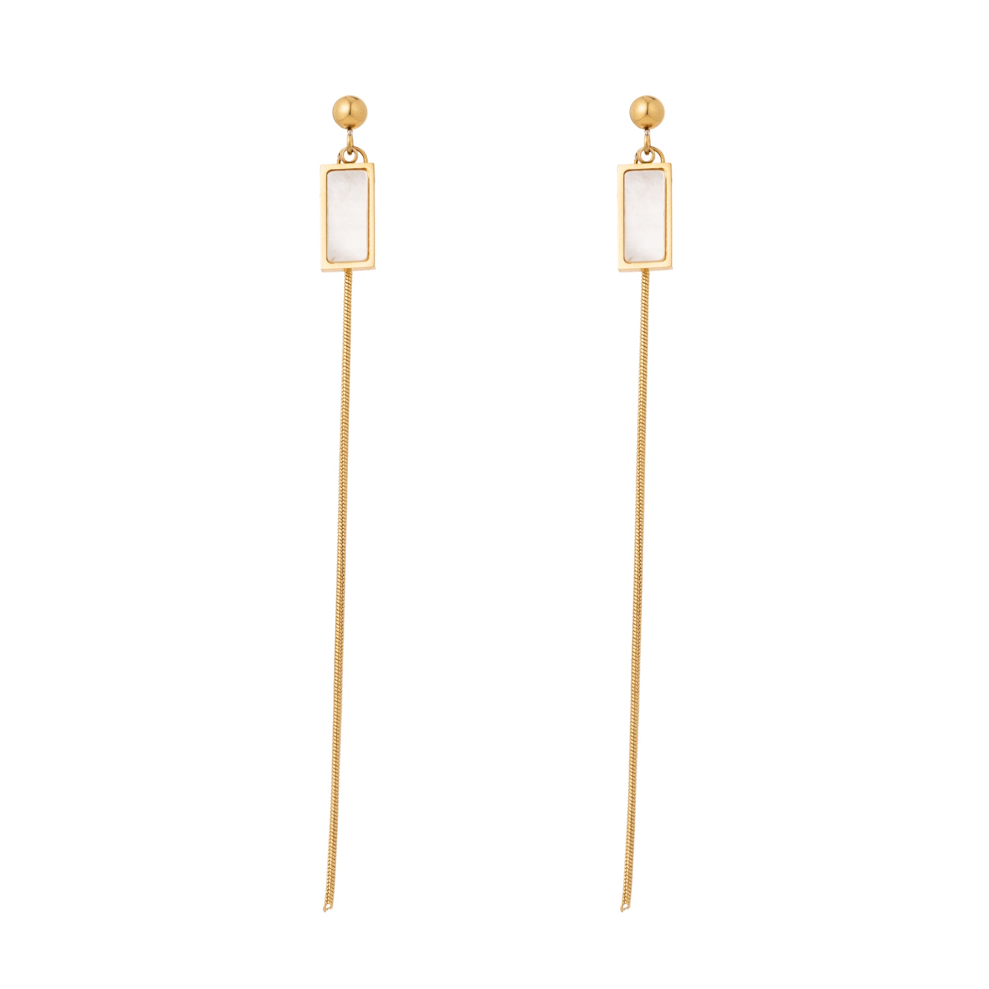 Classic Stainless Steel Chic Dangling Earring-00320 Earring-00326