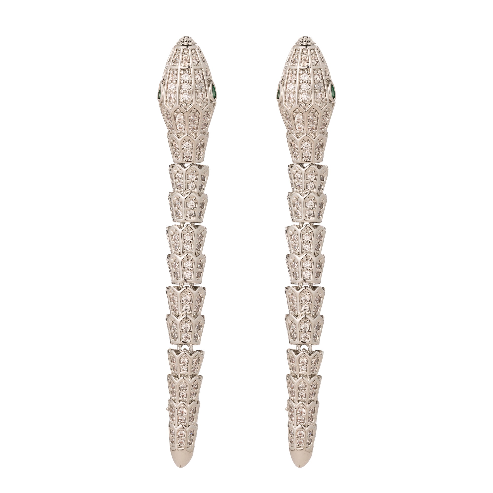 Chic Gold CZ Snake Posts EA-0076 EA-0077