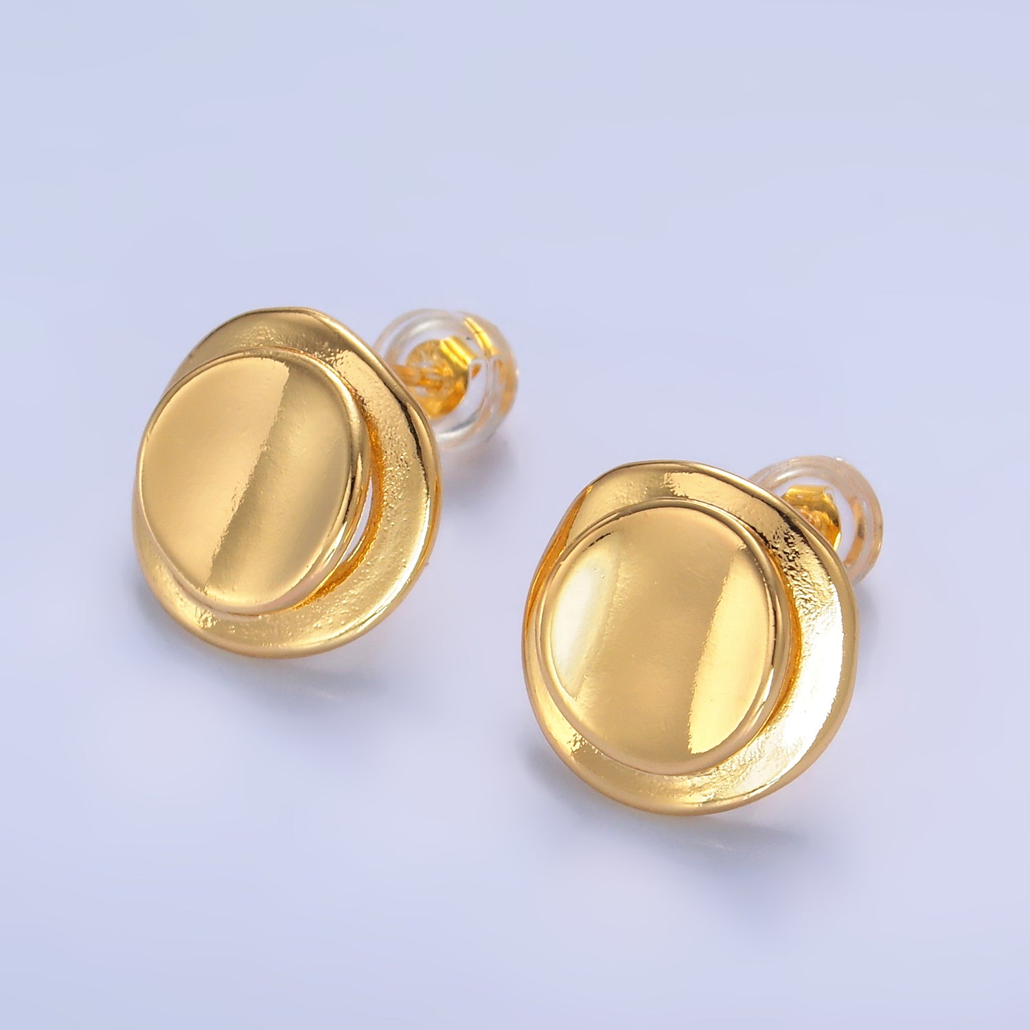 Gold Mini Gold or Silver Cowboy Hat Studs EA-0115 EA-0116