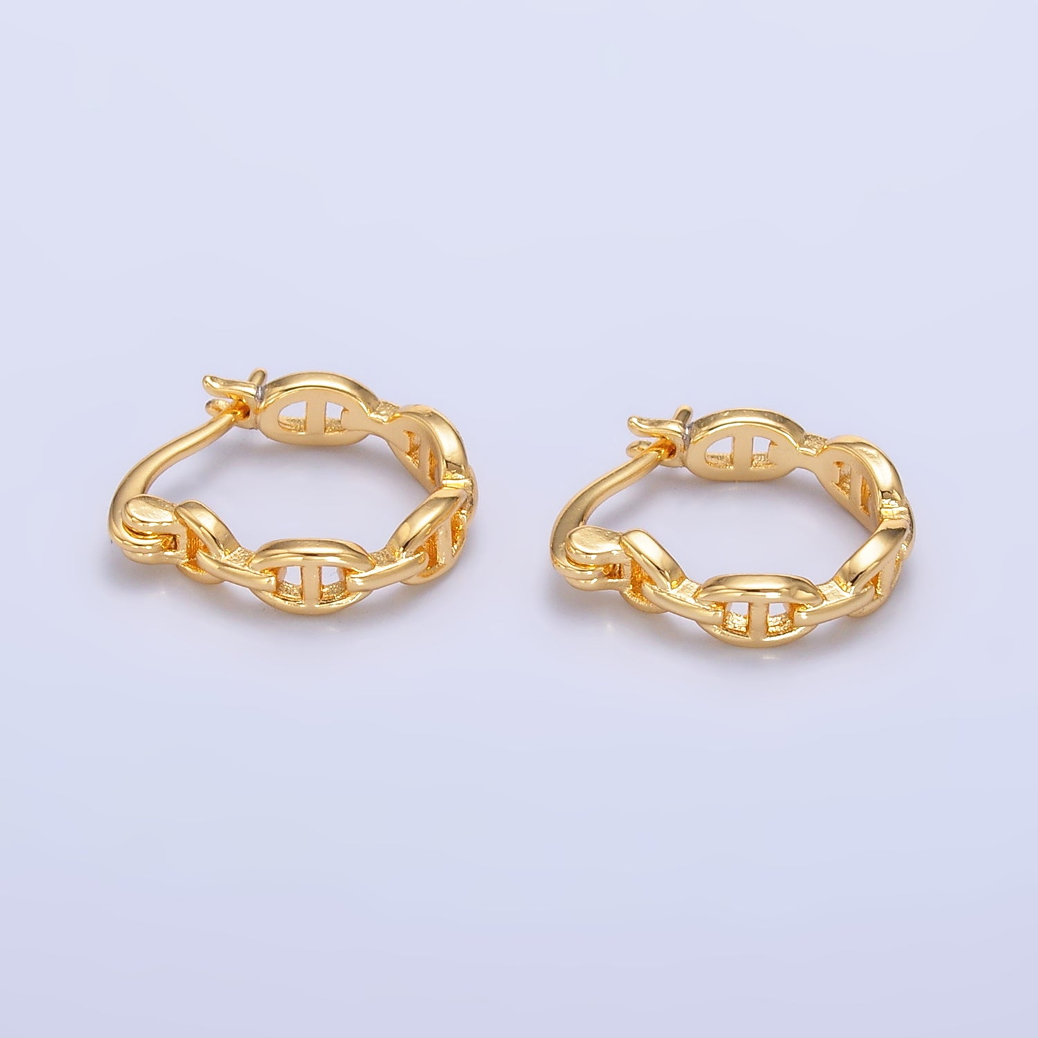 Gold Dainty Gold Mariner Huggies EA-0133