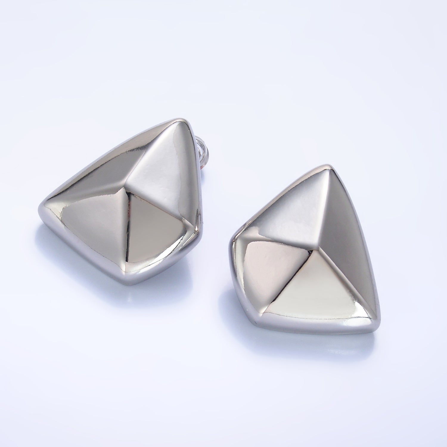 Gold Geometric Gold or Silver Bold Posts EA-0157 EA-0158