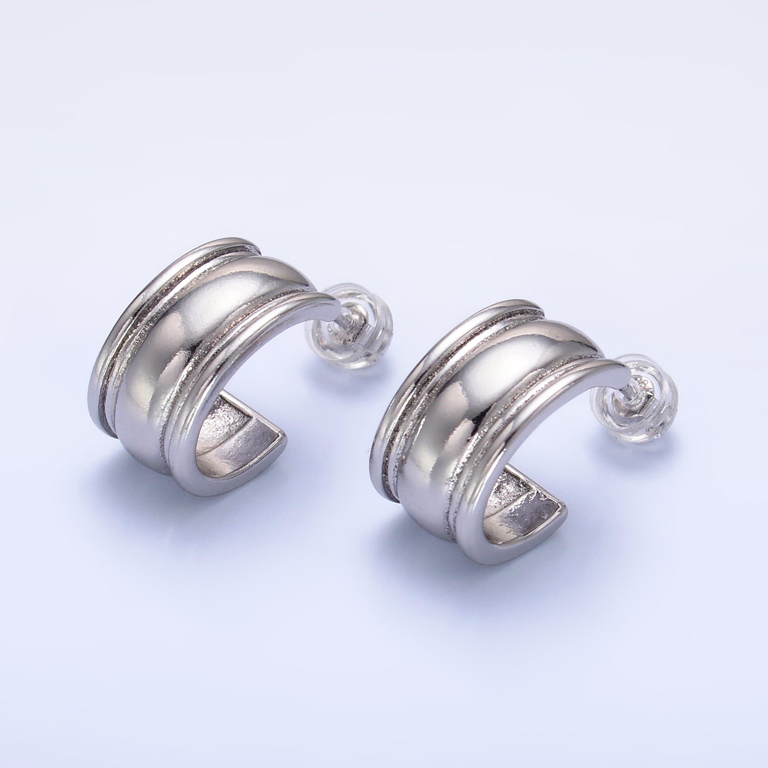 Gold Chunky Gold or Silver Minimalist Posts EA-0167 EA-0168