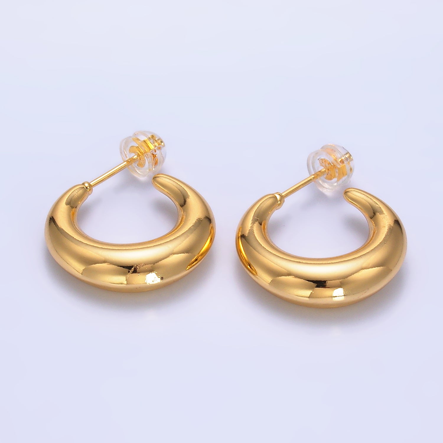Gold Minimalist Gold or Silver Chunky Studs EA-0181 EA0182